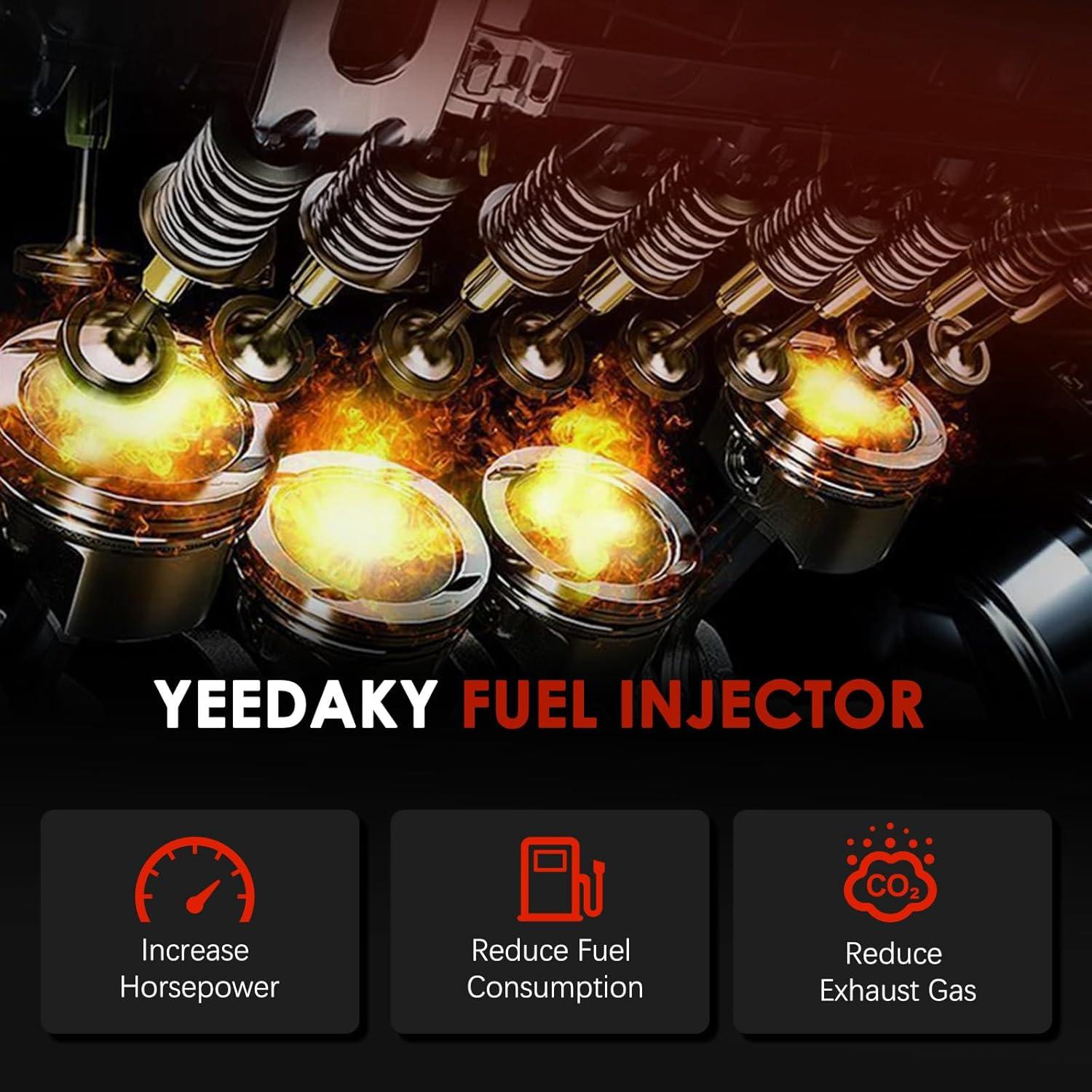 Inyectores de Combustible Diésel Yeedaky 093400-7040 para Toyota