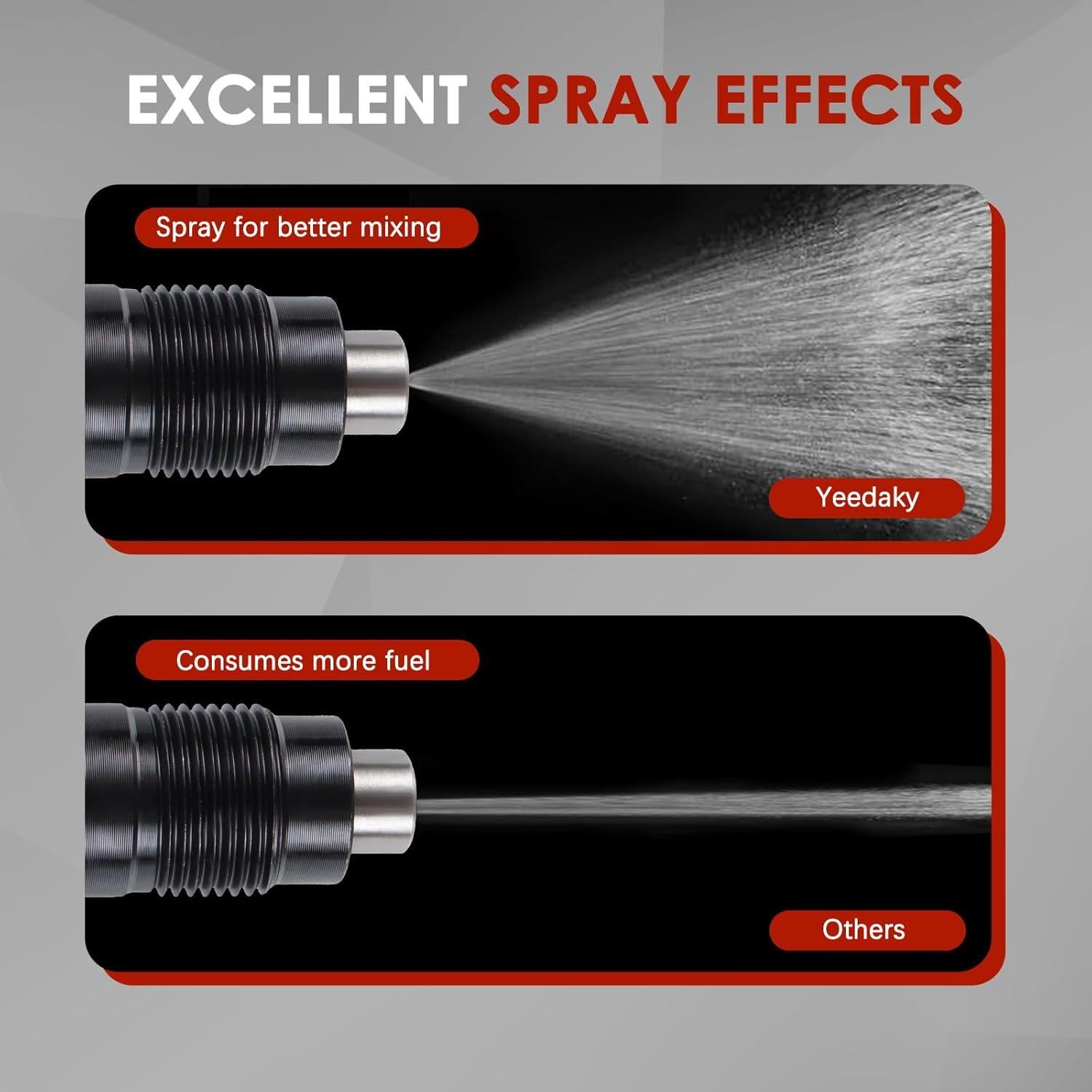 Inyectores de Combustible Diésel Yeedaky 093400-7040 para Toyota