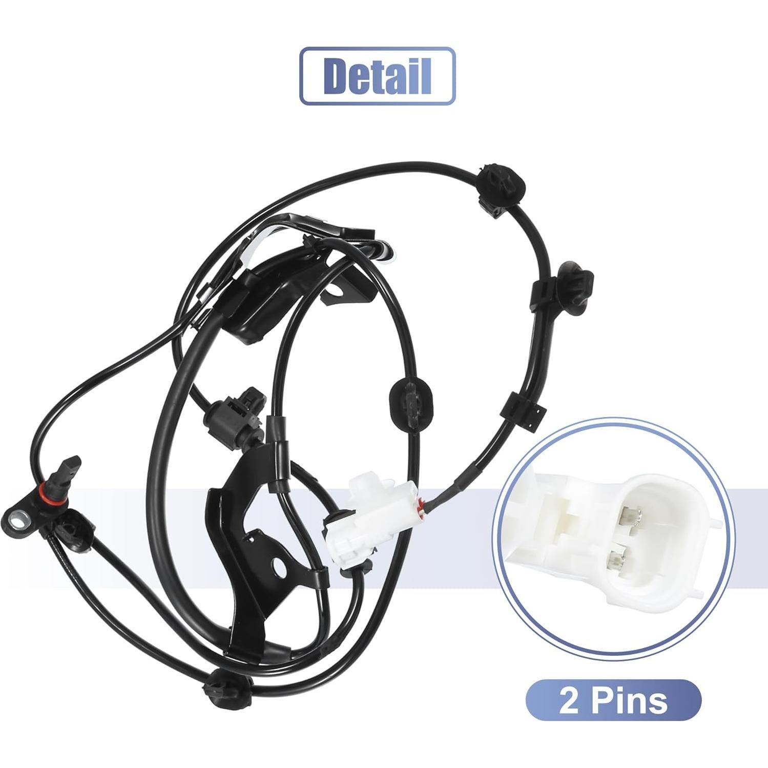 Sensor de Velocidad ABS Frontal Izquierdo uxcell para Toyota Hilux 2015-2022