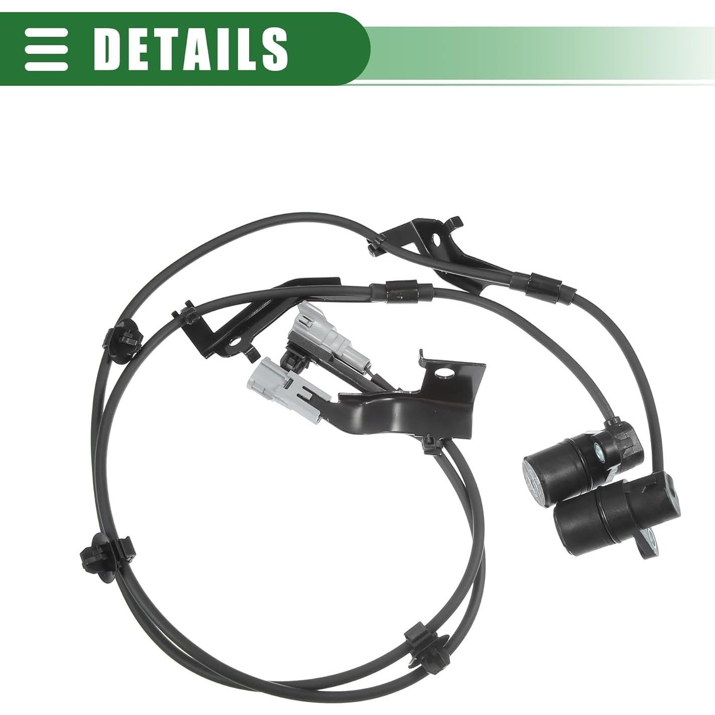 Sensor de Velocidad de Rueda ABS Motoforti para Toyota Hilux 2004-2012, 2 Pcs