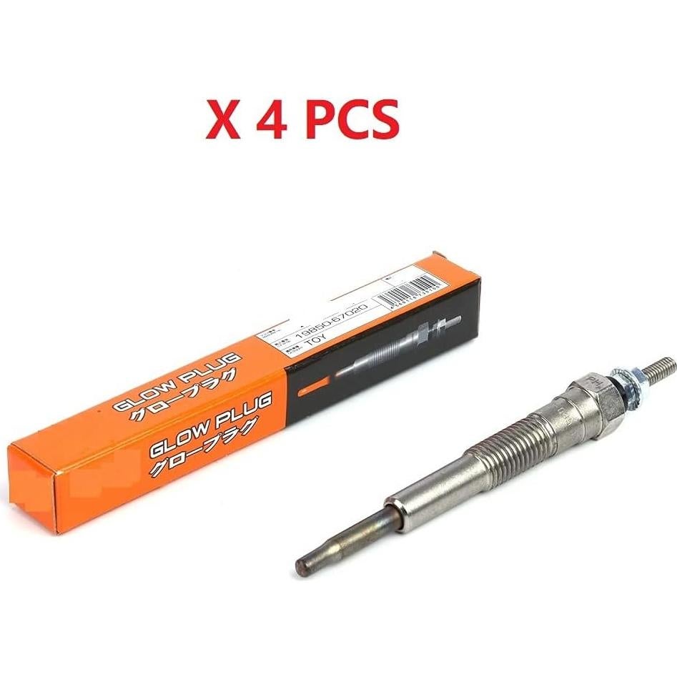 4 Bujías de Precalentamiento MOLEI-AUTO para Toyota 1KZ