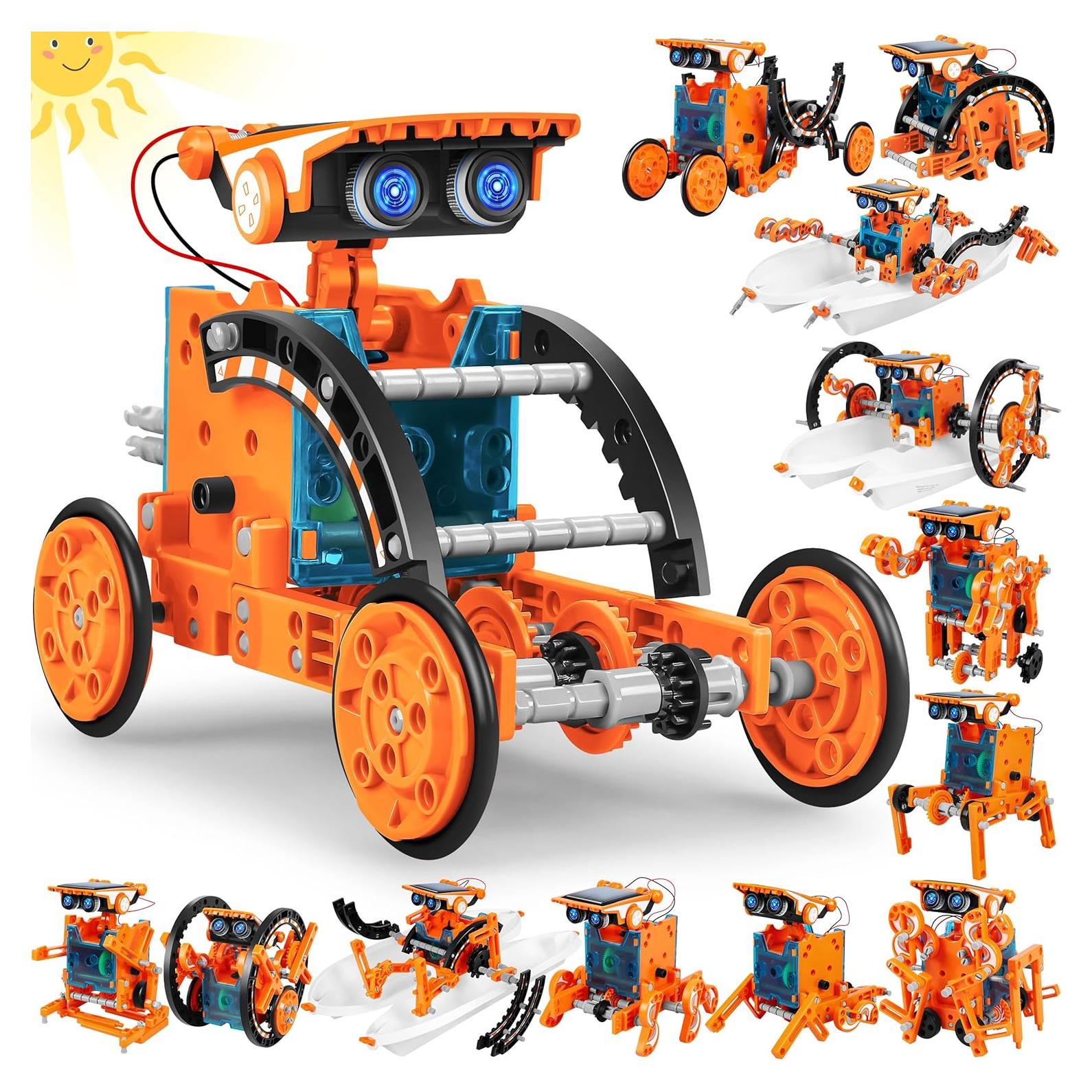Kit de Robots Solar 13 en 1 Bottleboom para Niños 8-12 Años