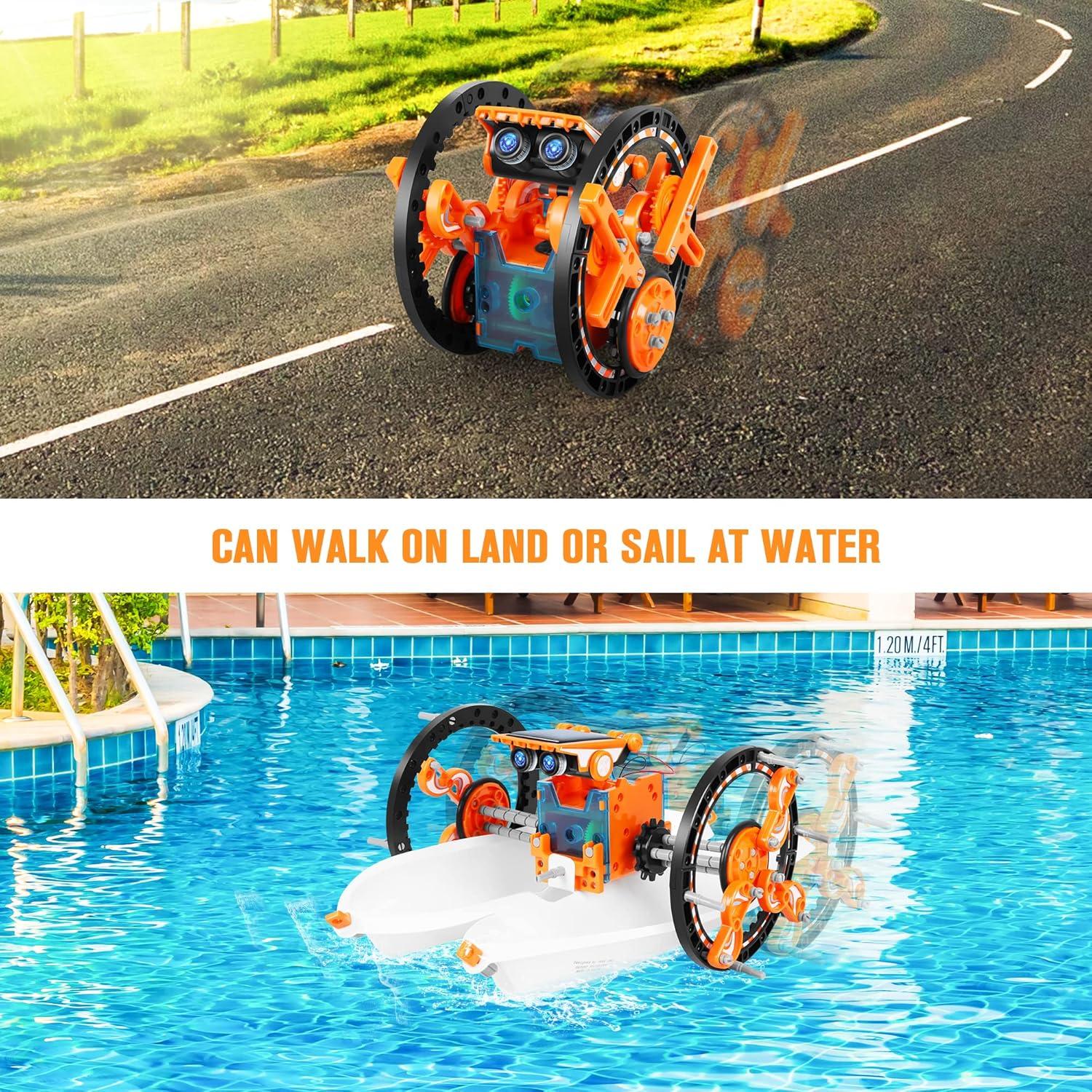 Kit de Robots Solar 13 en 1 Bottleboom para Niños 8-12 Años