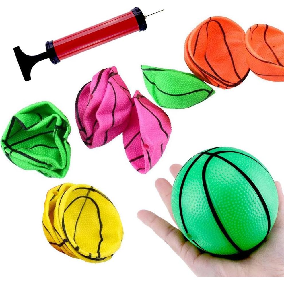 Balones de Baloncesto Mini Shindel 6 Pcs con Bomba