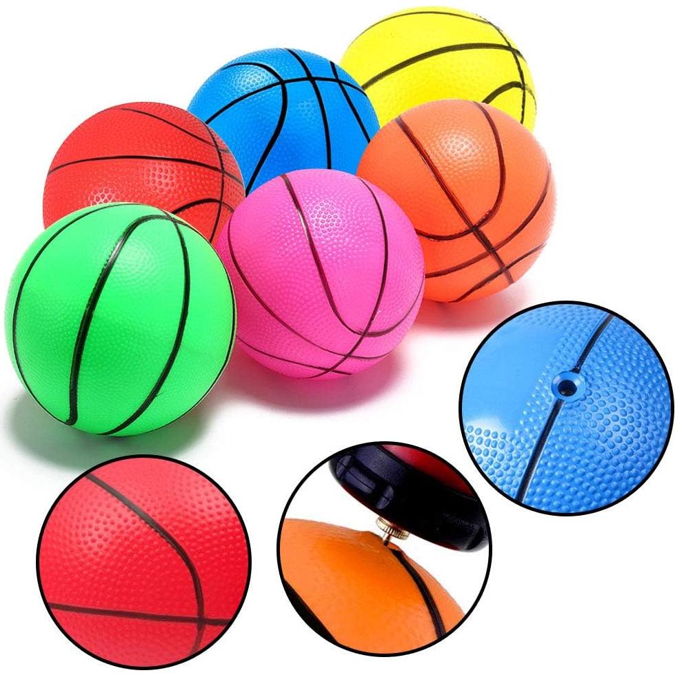 Balones de Baloncesto Mini Shindel 6 Pcs con Bomba