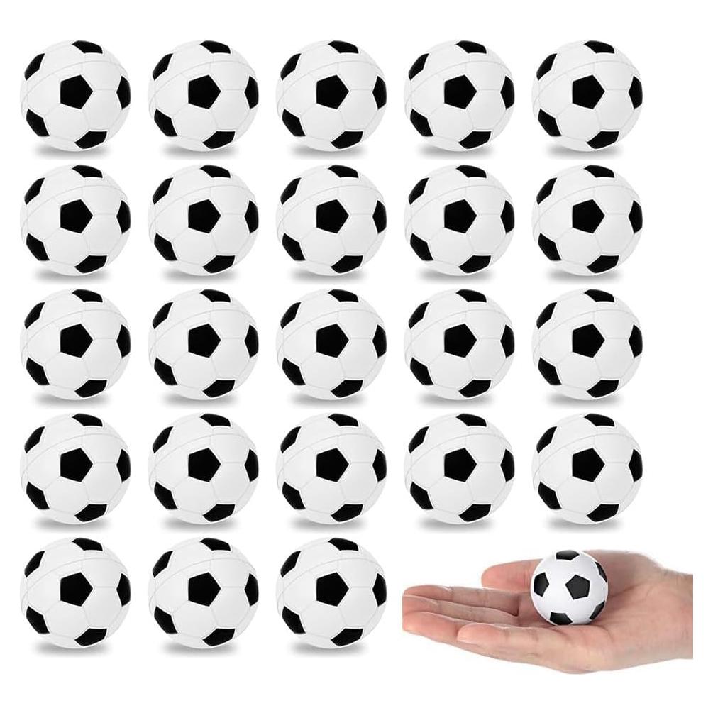 24 Piezas Mini Balones de Fútbol Fulanfudi Decoración Fiesta