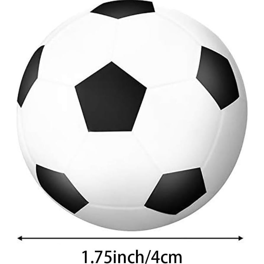 24 Piezas Mini Balones de Fútbol Fulanfudi Decoración Fiesta