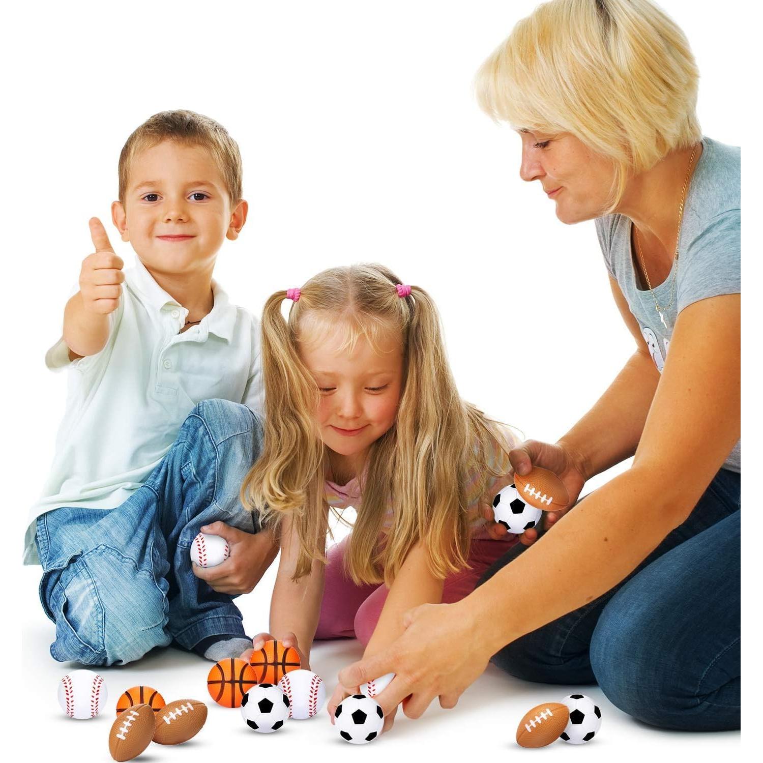 24 Piezas Mini Balones de Fútbol Fulanfudi Decoración Fiesta