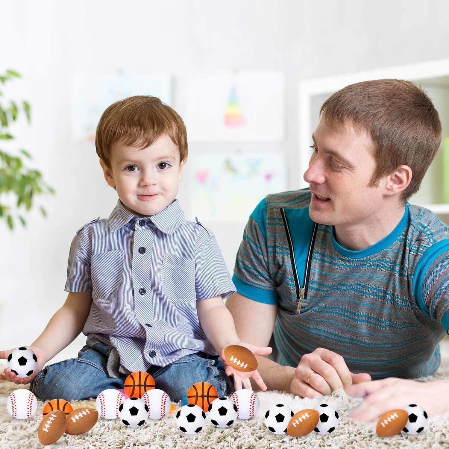 24 Piezas Mini Balones de Fútbol Fulanfudi Decoración Fiesta