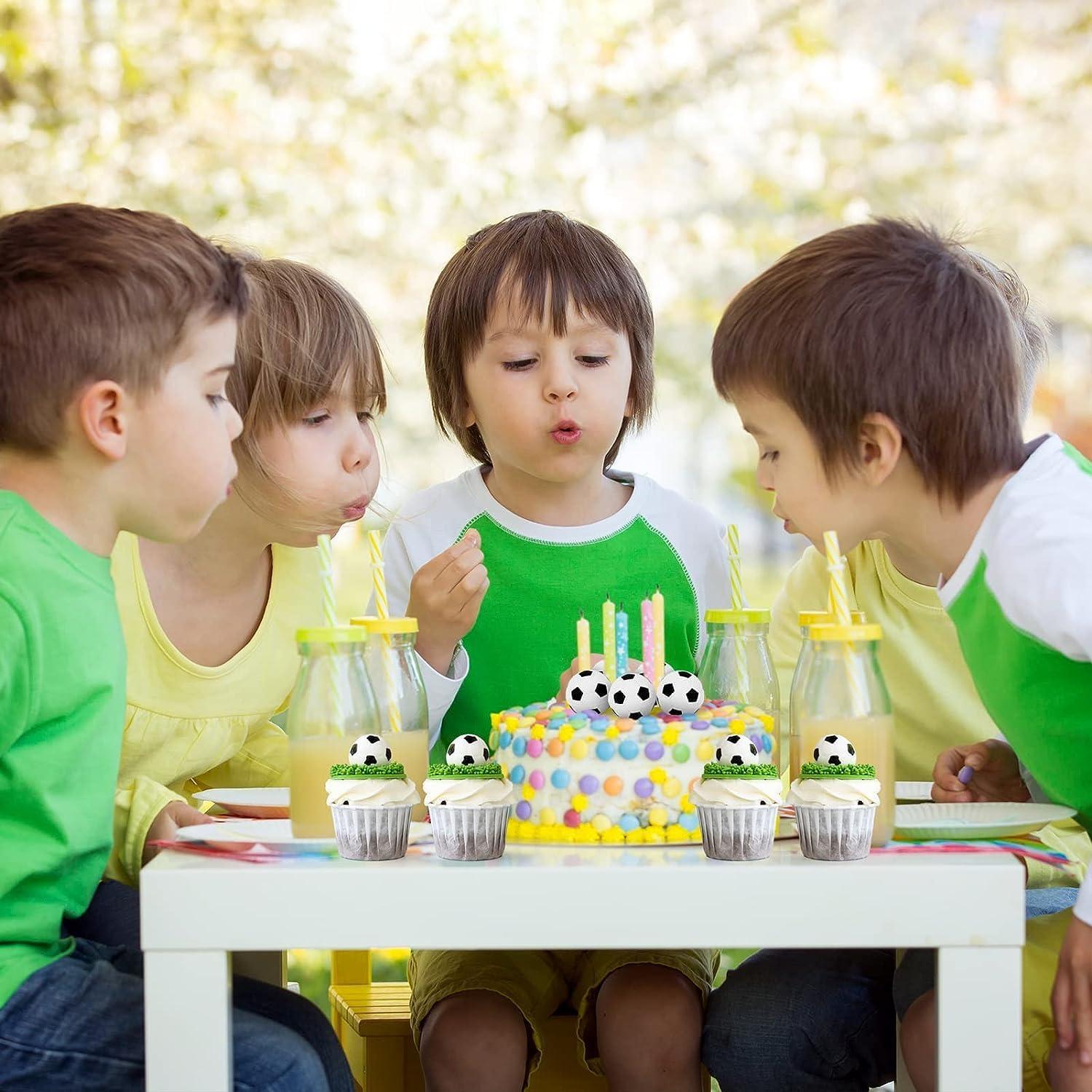 24 Piezas Mini Balones de Fútbol Fulanfudi Decoración Fiesta