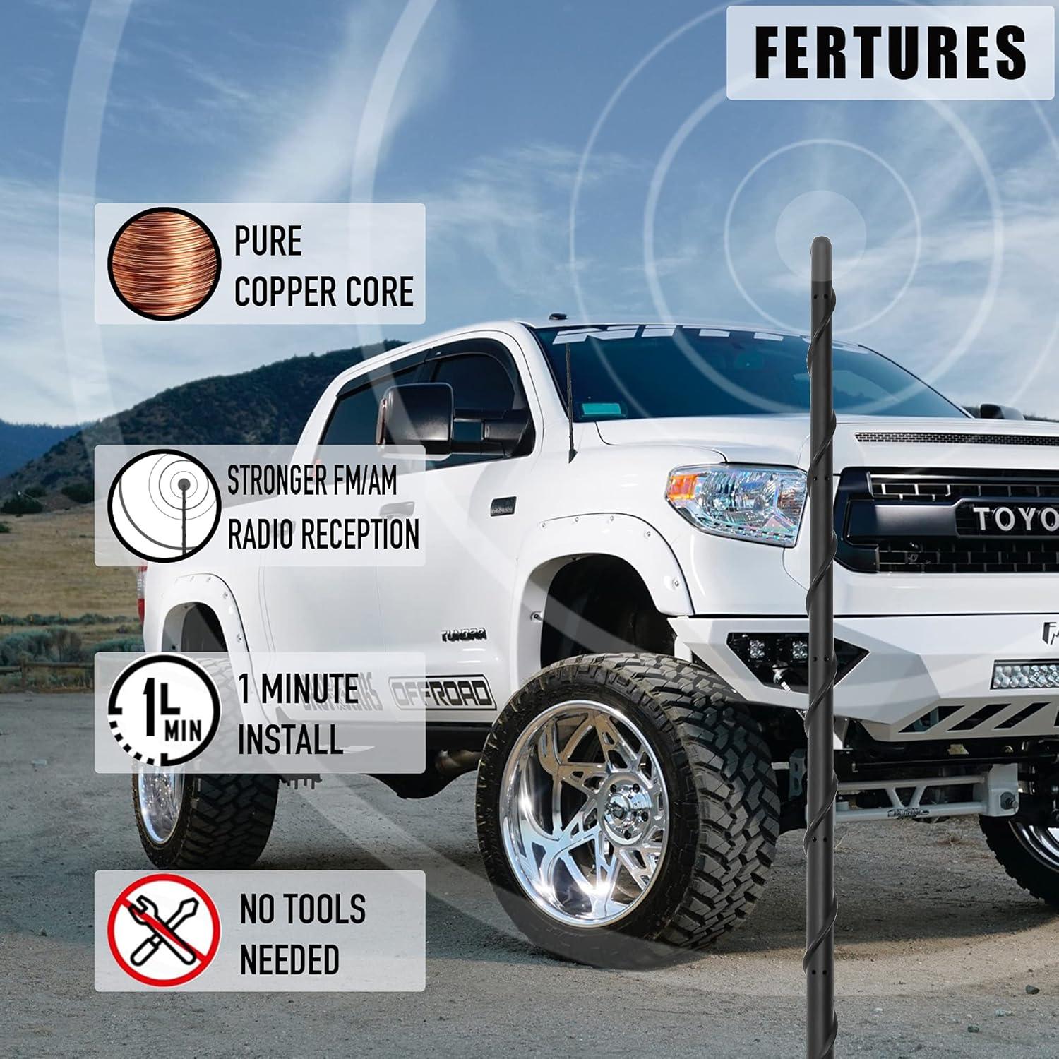 Antena KSaAuto 40.64 cm para Toyota Tundra Tacoma FJ Cruiser