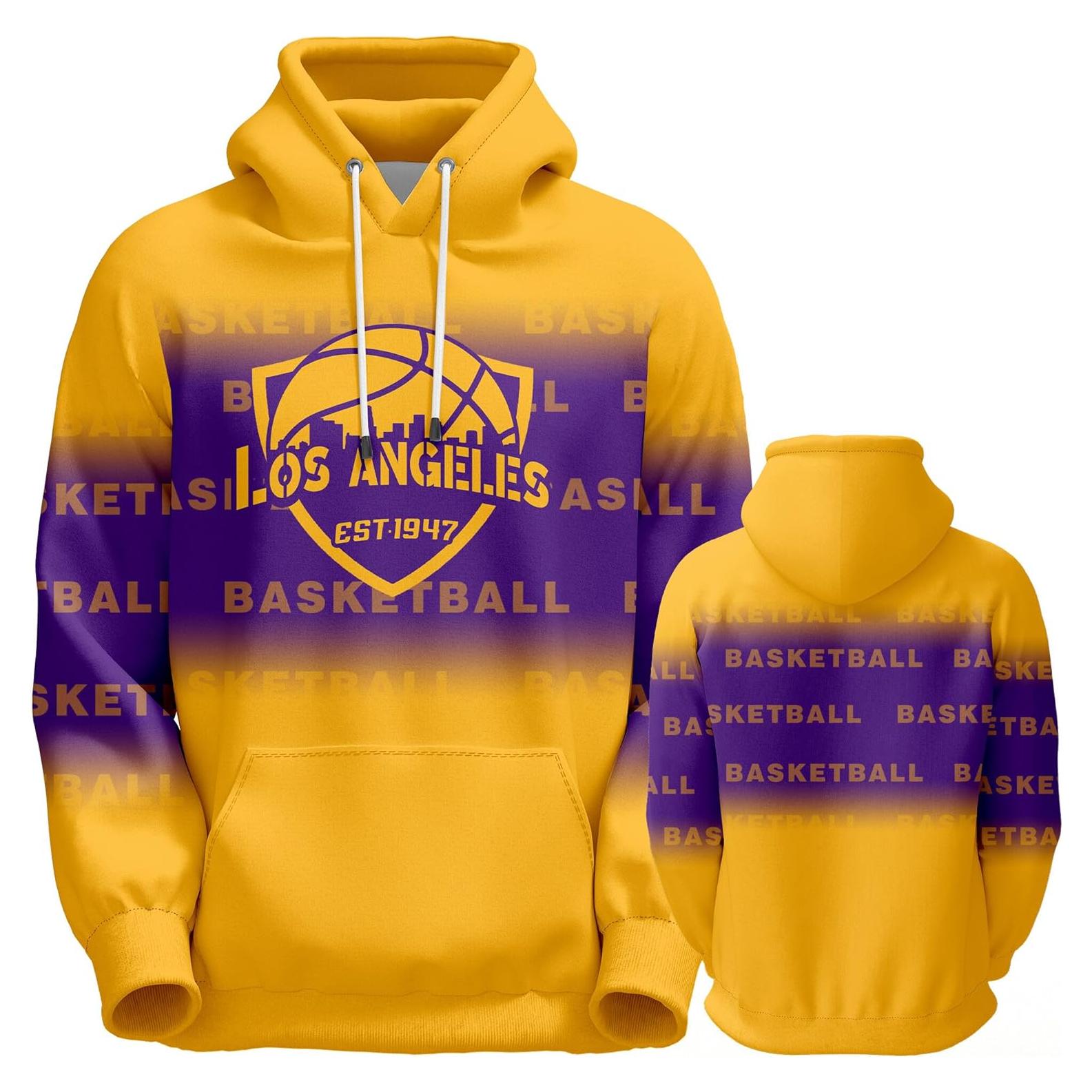 Sudadera con Capucha Baloncesto Ciudad Unisex S-3XL