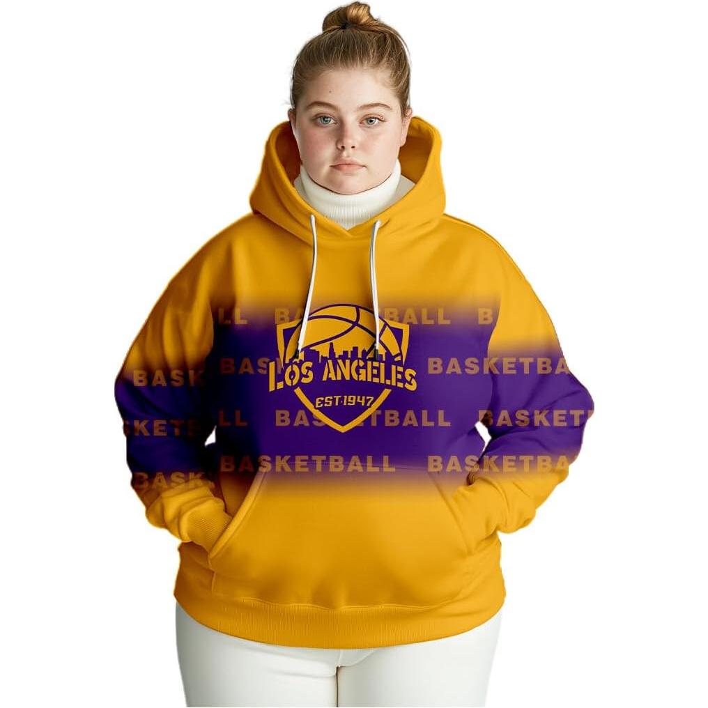 Sudadera con Capucha Baloncesto Ciudad Unisex S-3XL