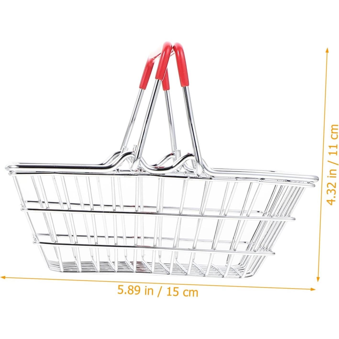 Mini Cesta de Almacenamiento BUGUUYO 15x11x5cm Hierro