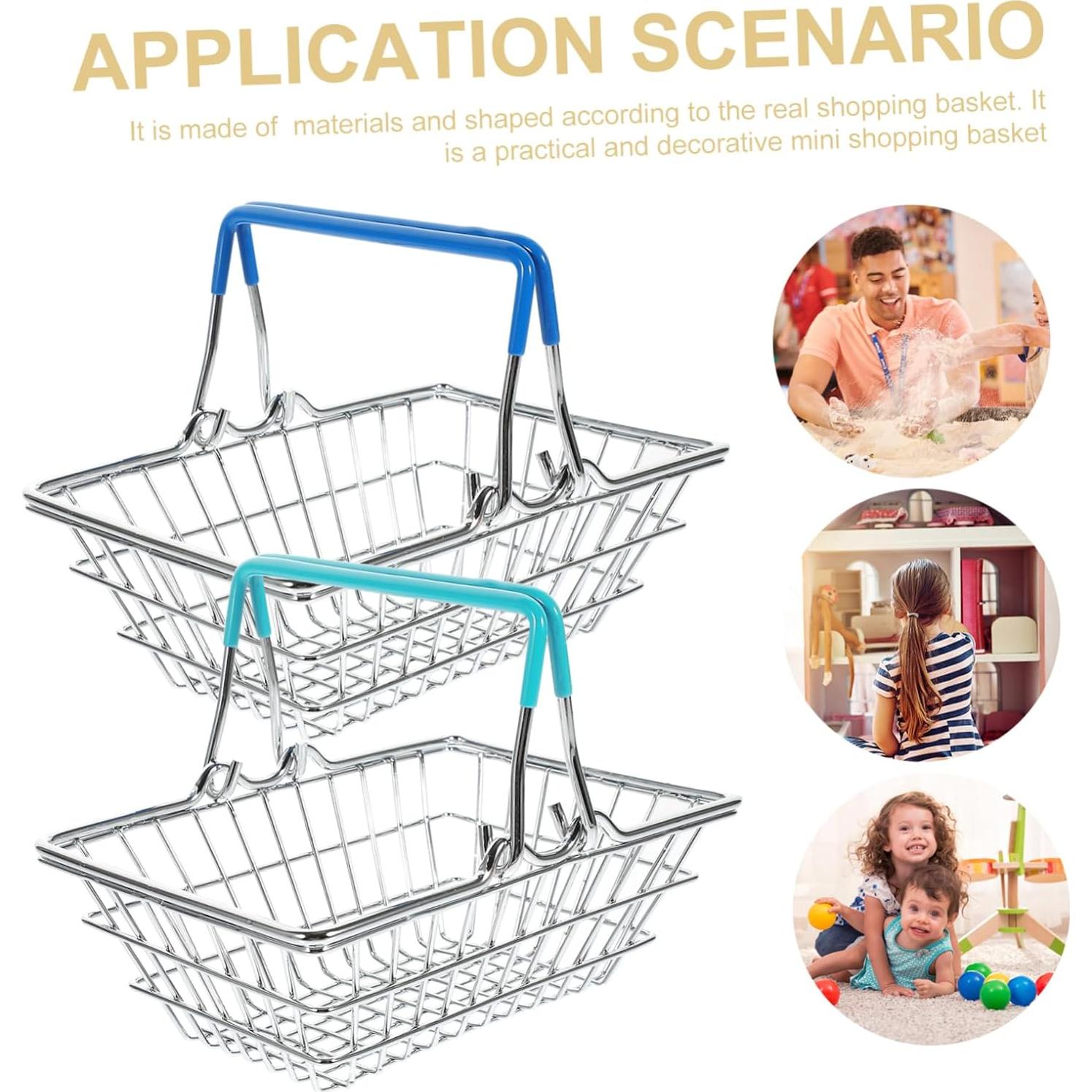 Mini Cesta de Almacenamiento BUGUUYO 15x11x5cm Hierro