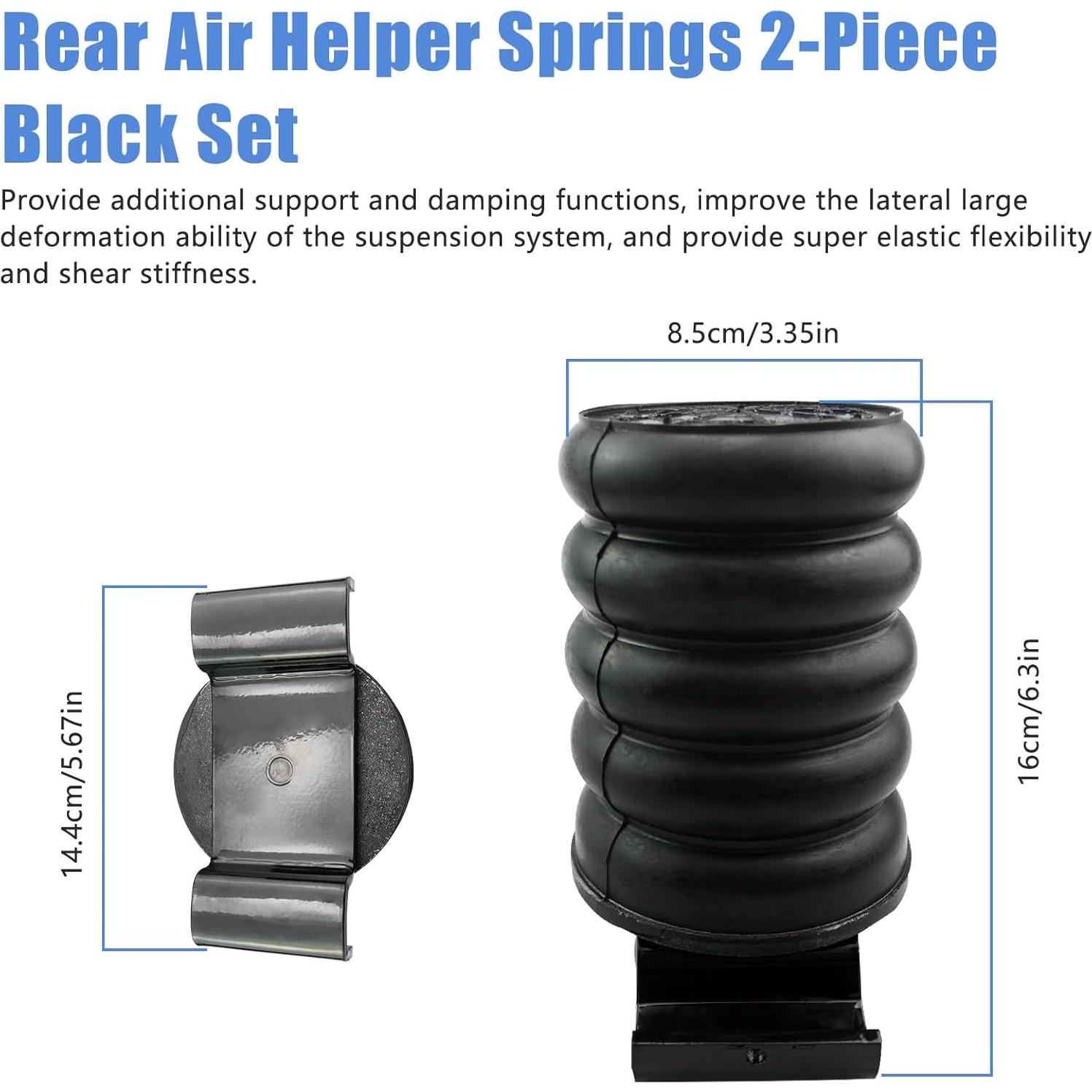 Resortes de Ayuda de Aire Traseros OURWILLSM SSR-610-47 2Pcs