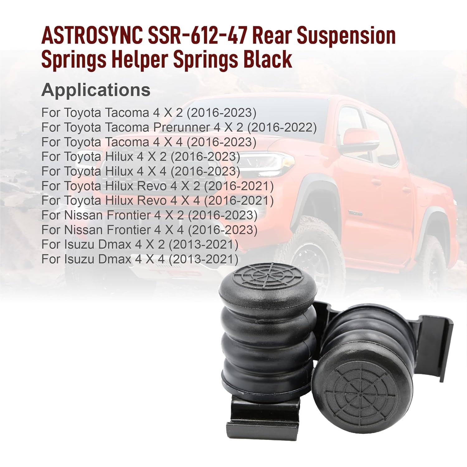 Kit de muelles de aire traseros ASTROSYNC SSR-612-47 para Toyota Tacoma y Hilux