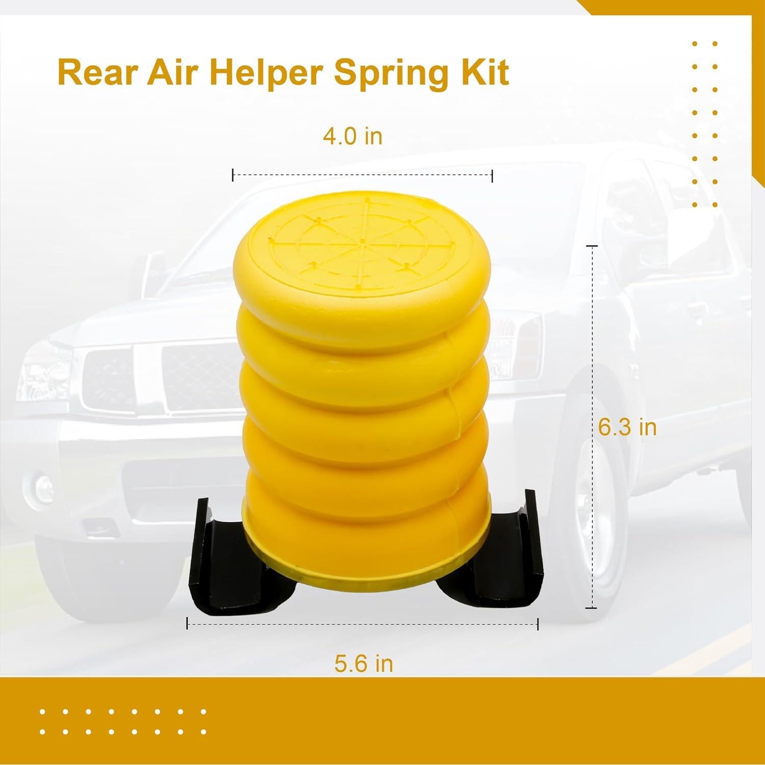 Kit de Resortes de Aire Auxiliares Traseros ASTROSYNC SSR-610-54