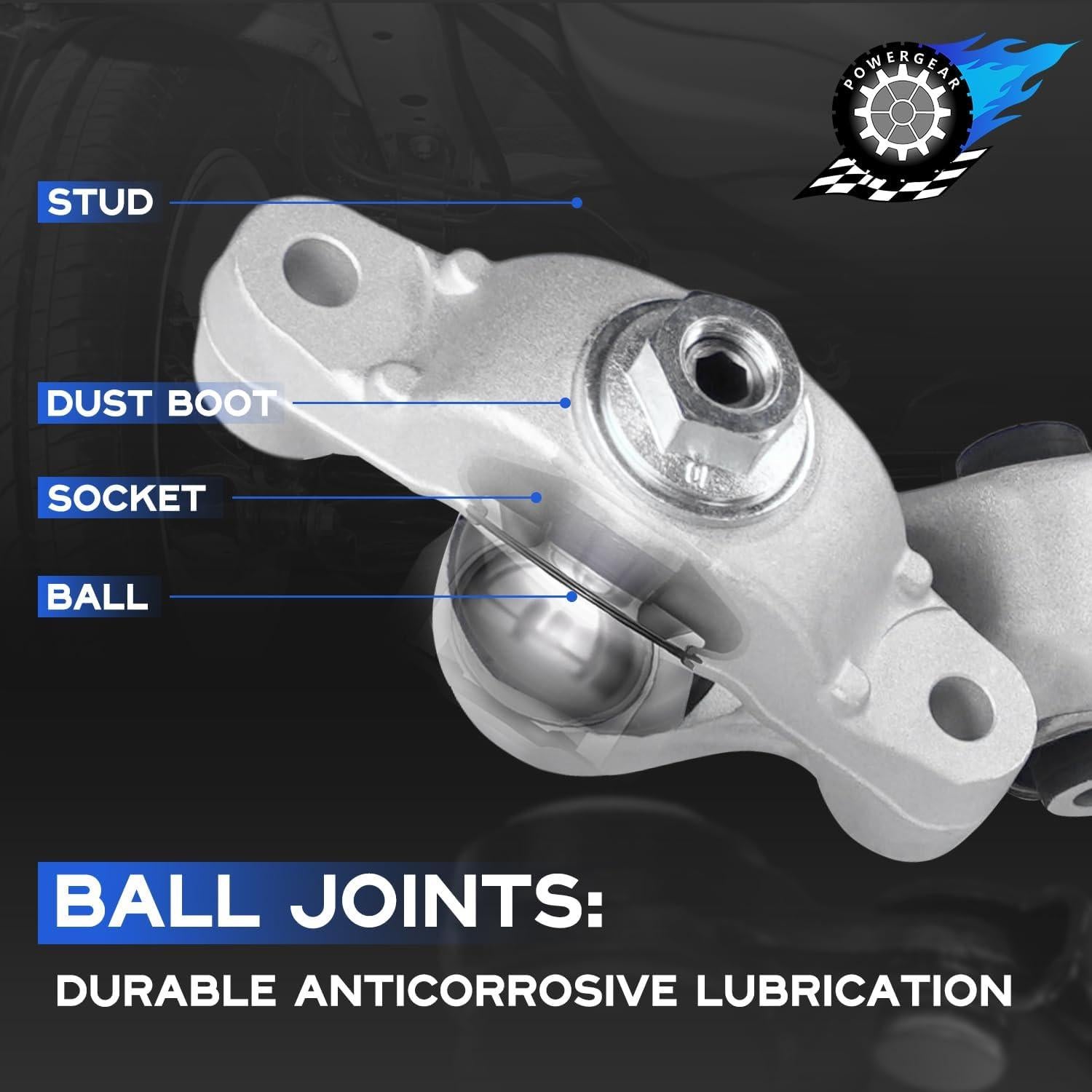 Kit de Suspensión Brazo de Control POWERGEAR 14PCS Volvo XC90 XC60