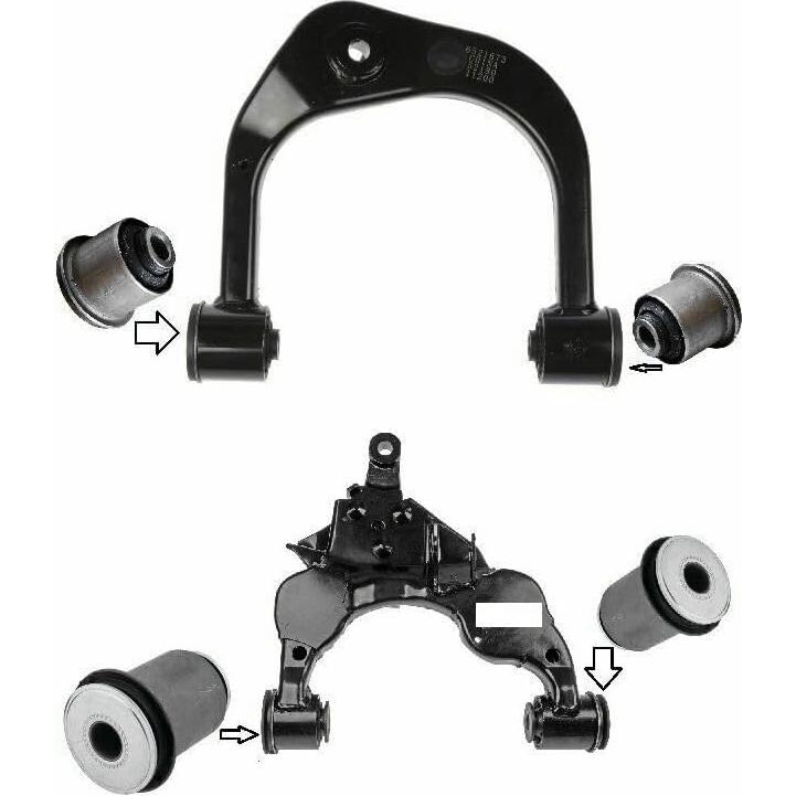 Juego de 8 bujes de brazo de control Toyota Tacoma 95-04