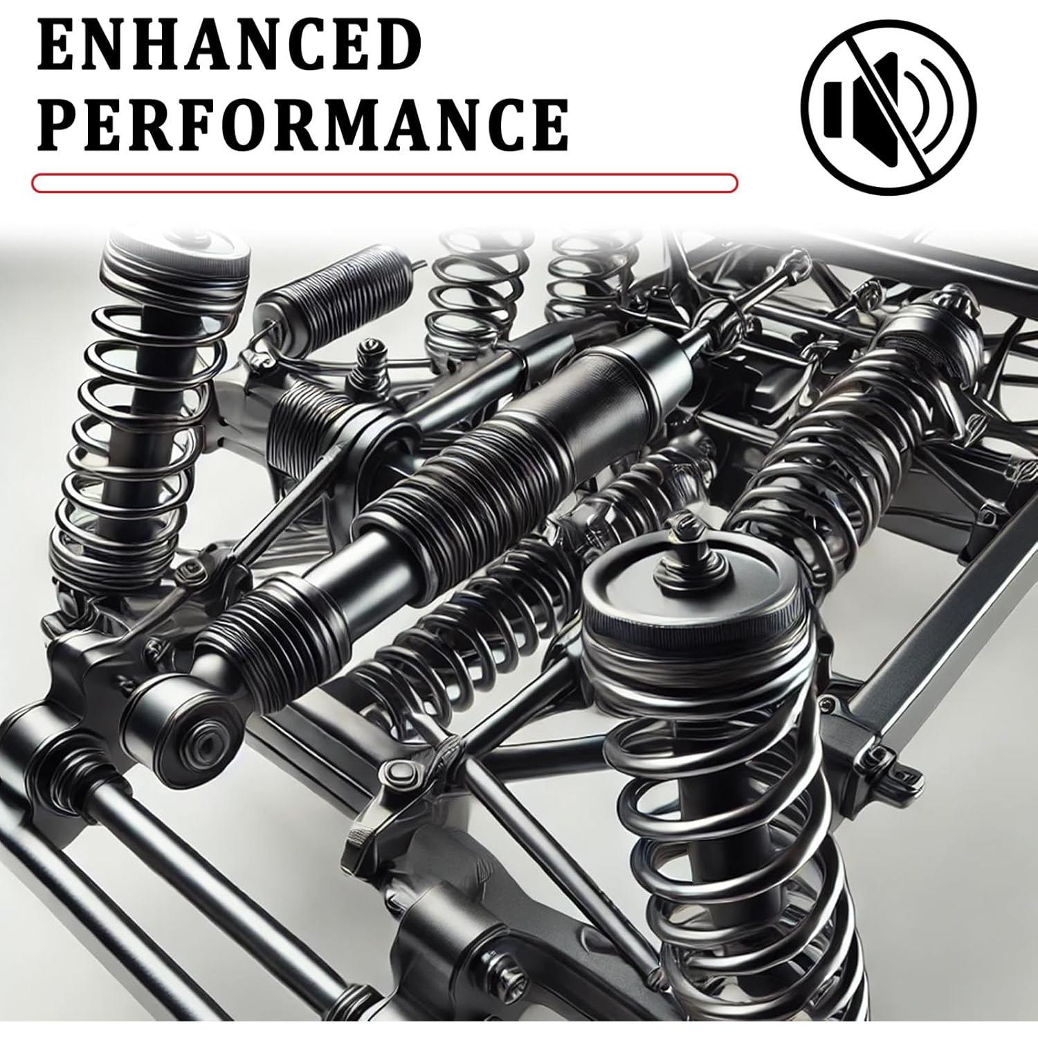 Espaciador de Resorte de Bobina Figpade 2 Piezas Caucho 15.43 cm