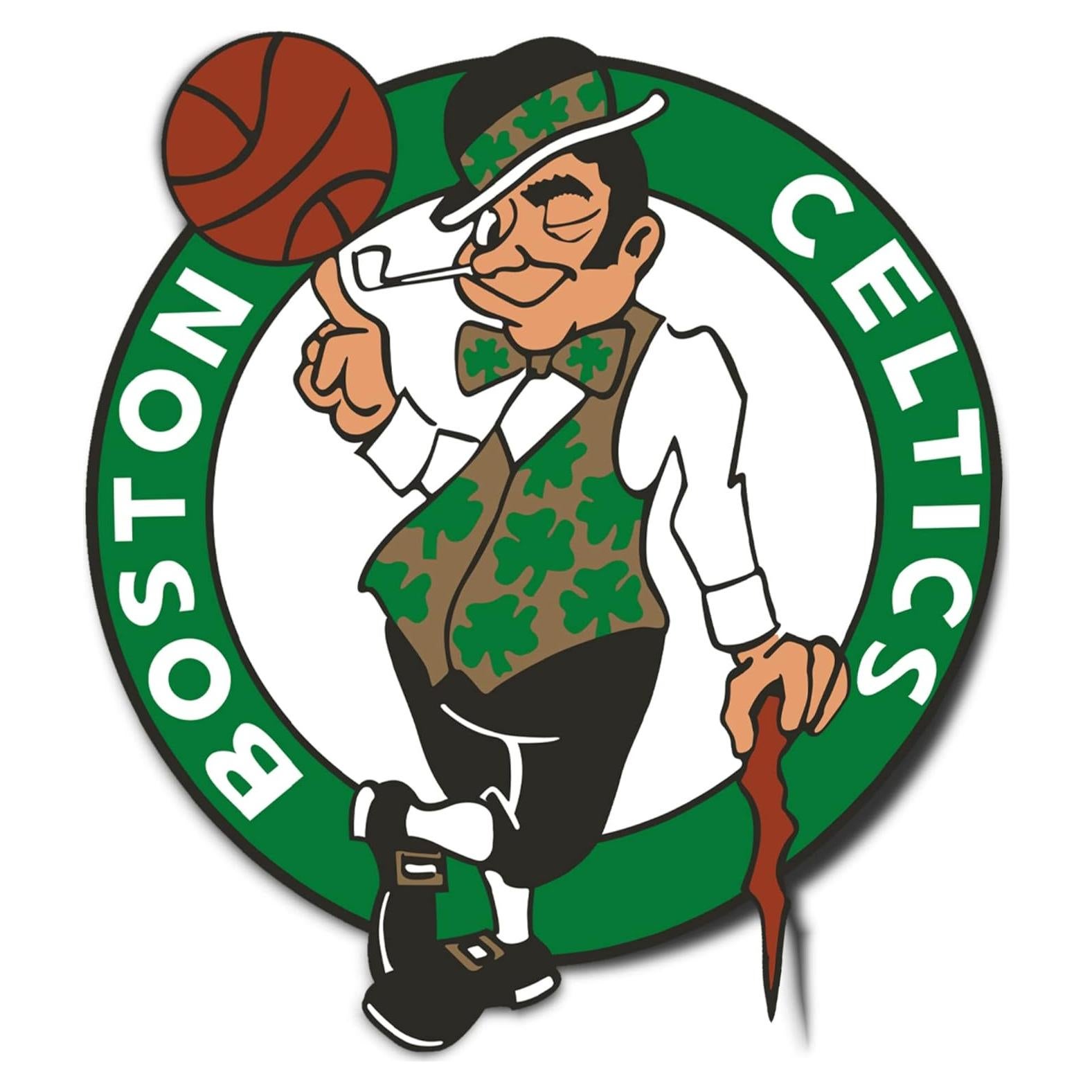 Calcomanía NBA Boston Celtics Cactus del Desierto Vinilo 20,7cm