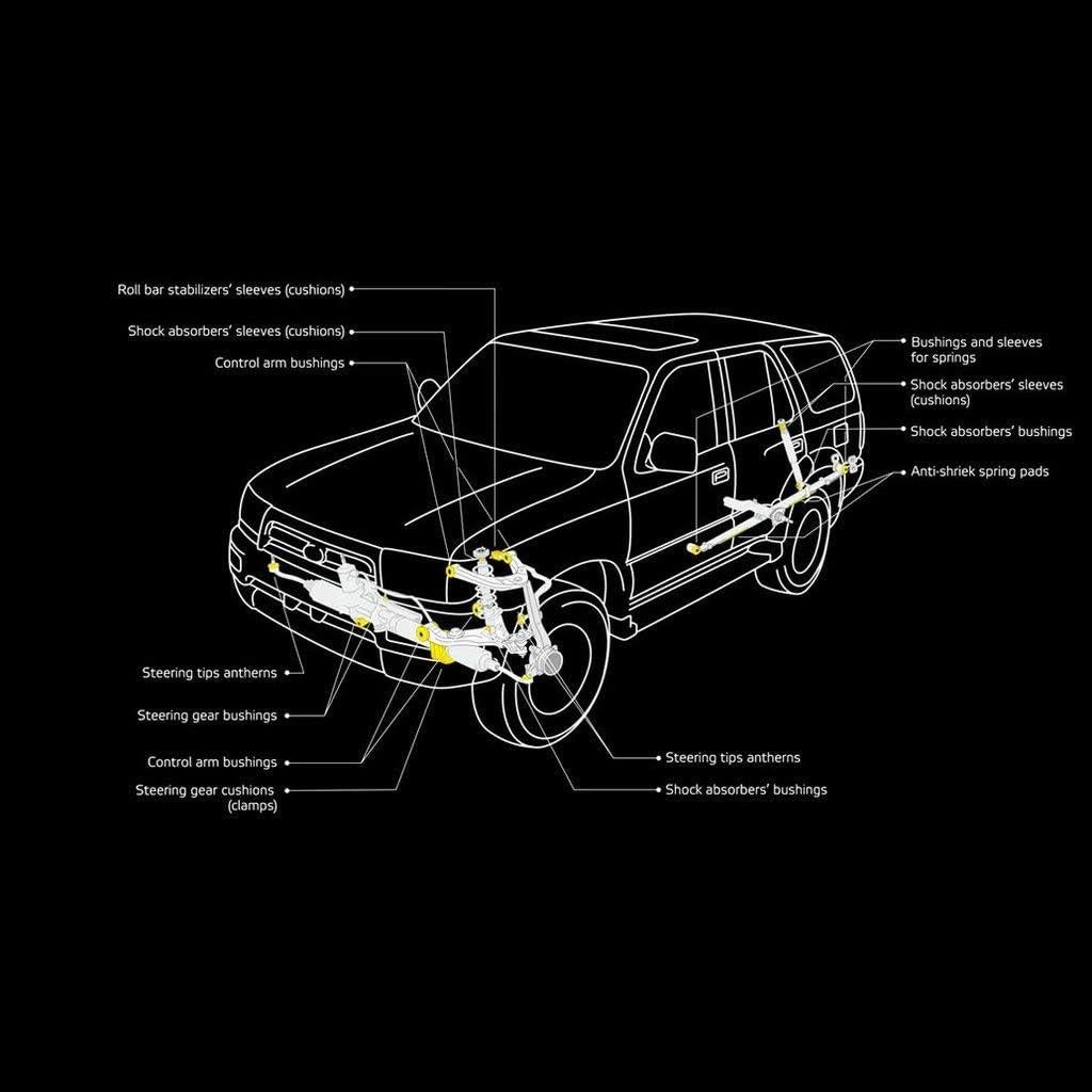 Barra estabilizadora poliuretano Siberian Bushing Toyota Hilux