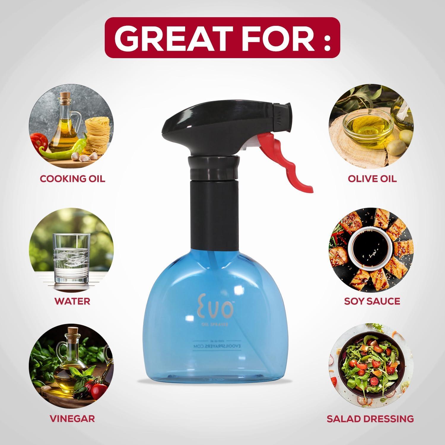 Evo Aceitera Mini Azul Set de 2, 236.6 ml, No Aerosol