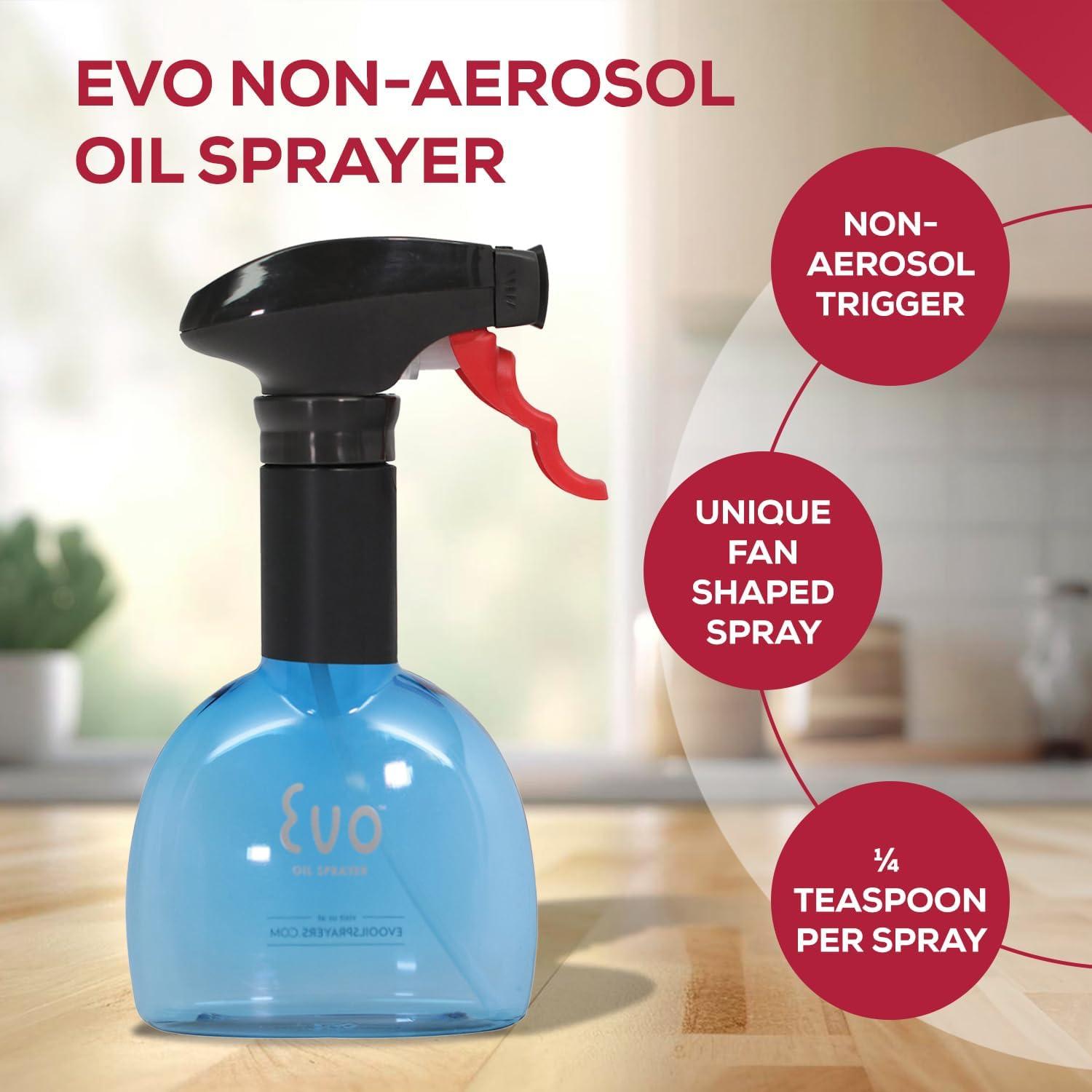 Evo Aceitera Mini Azul Set de 2, 236.6 ml, No Aerosol