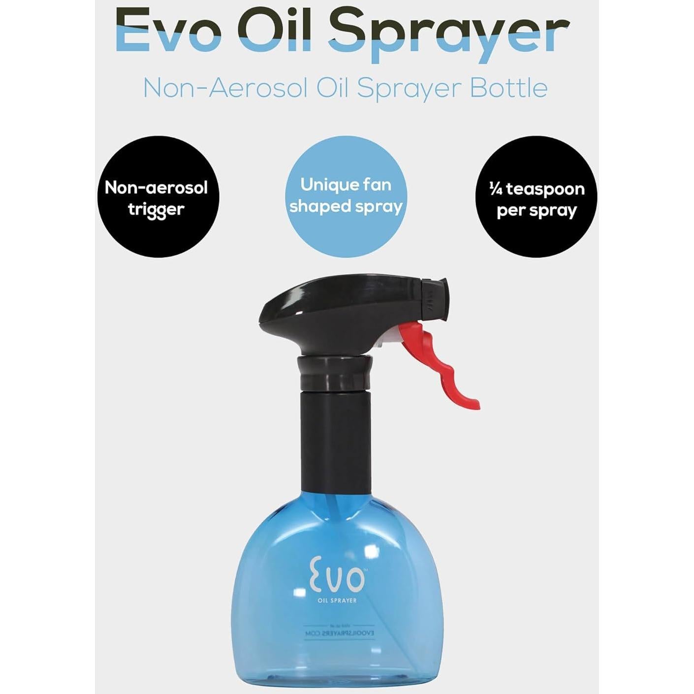 Evo Aceitera Mini Azul Set de 2, 236.6 ml, No Aerosol