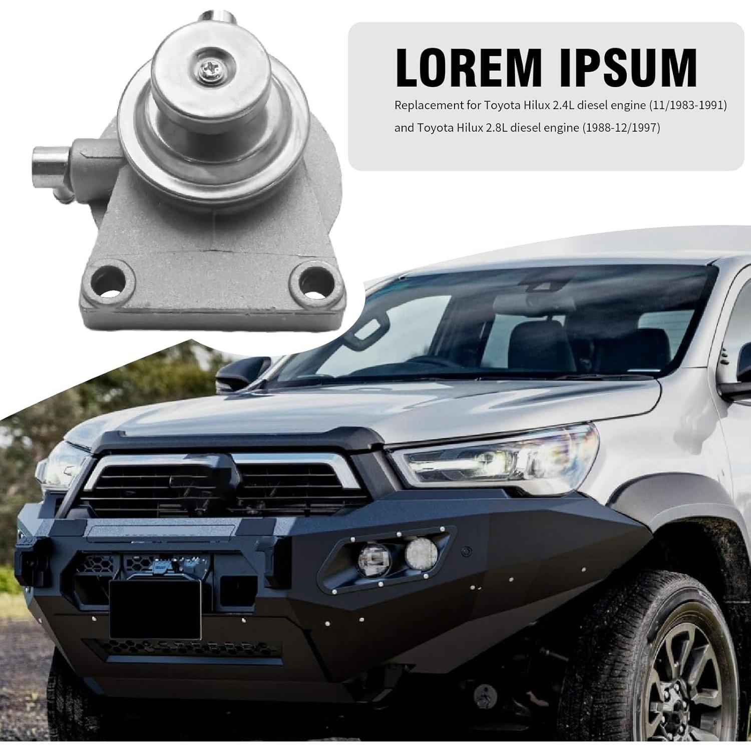 Bomba de Combustible Diésel VIKKSAER 23301-17010 para Toyota