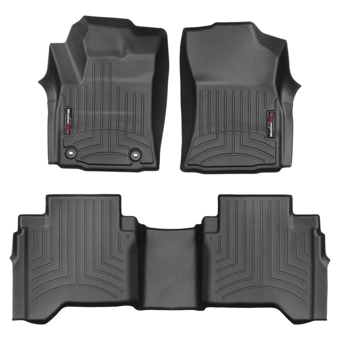 Alfombrillas WeatherTech para Toyota Hilux 2016-2024, Negro