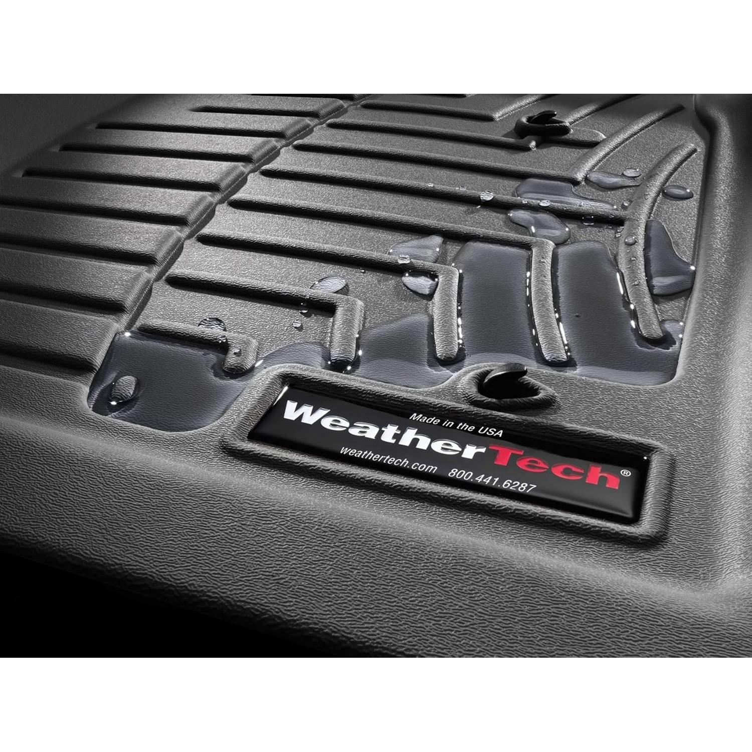 Alfombrillas WeatherTech para Toyota Hilux 2016-2024, Negro