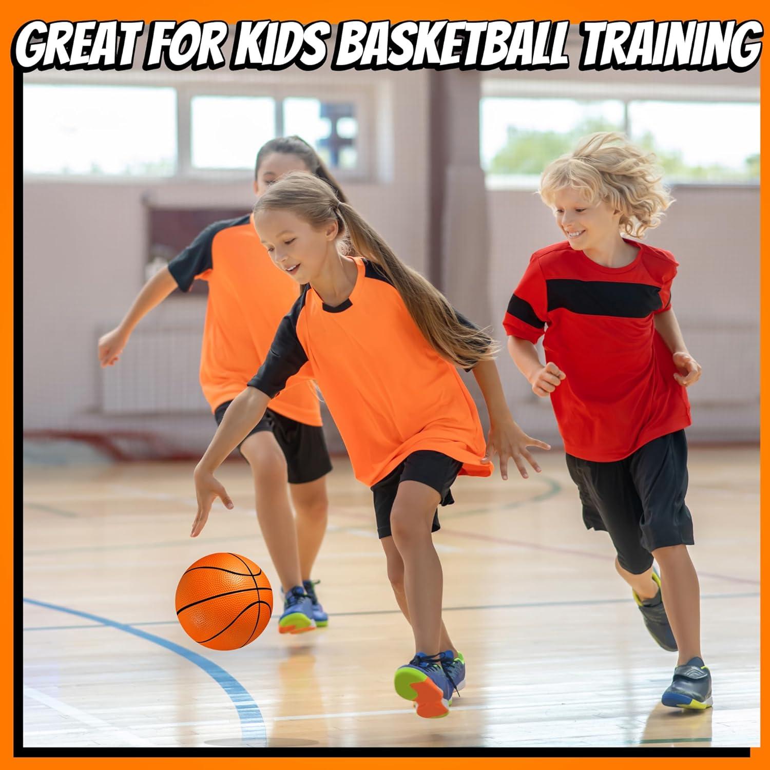 Mini Baloncestos Bedwina 15 cm - Paquete de 5 con Bomba