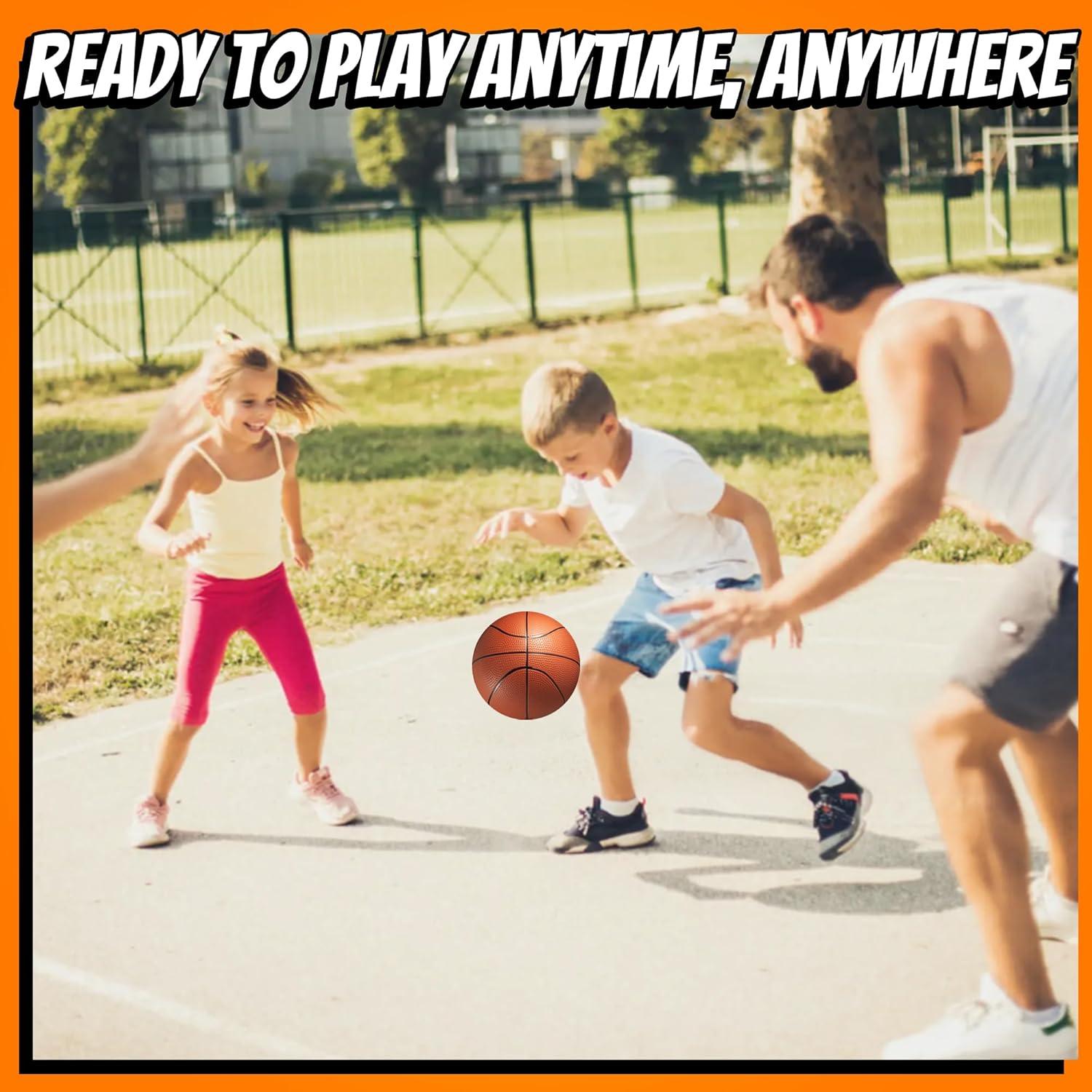 Mini Baloncestos Bedwina 15 cm - Paquete de 5 con Bomba