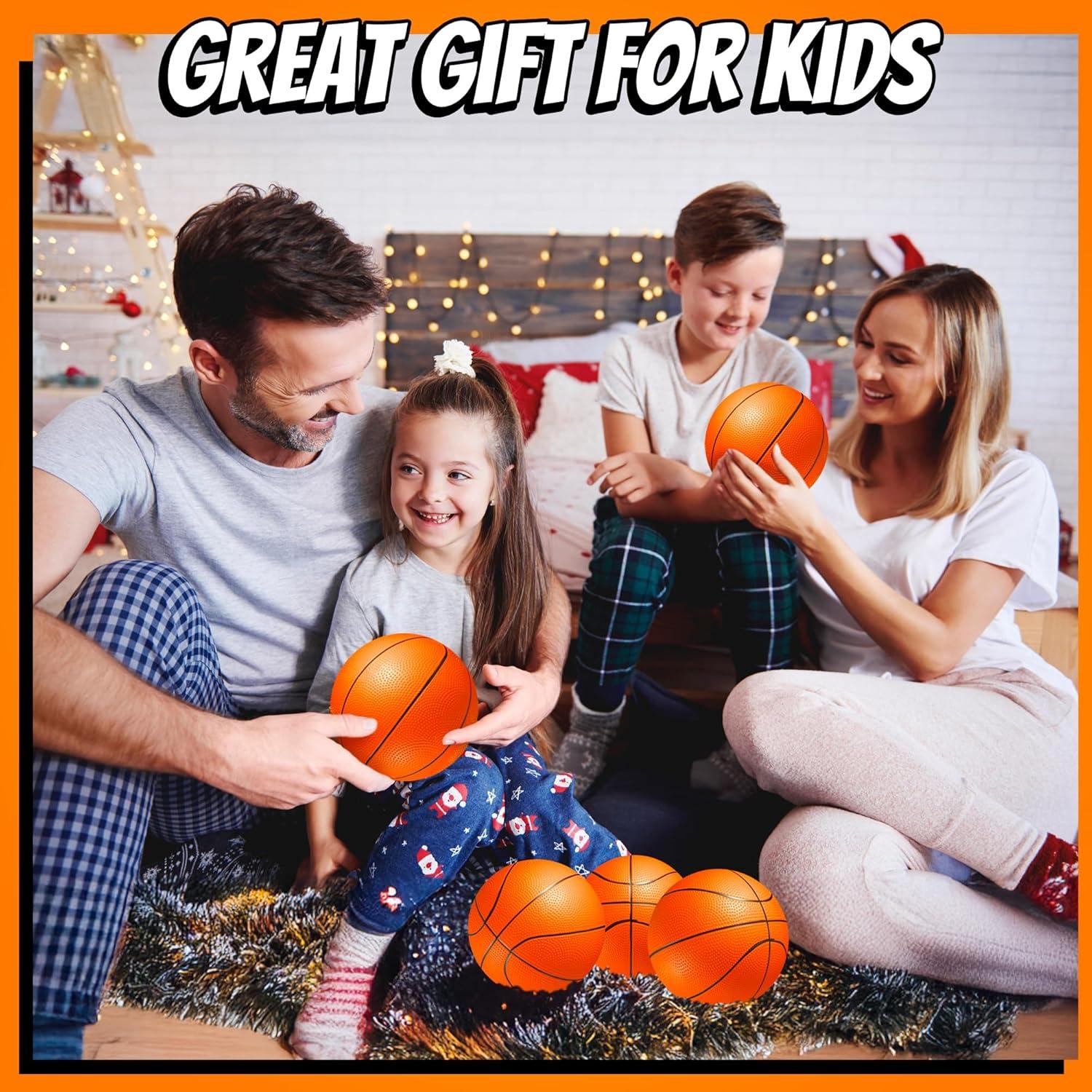 Mini Baloncestos Bedwina 15 cm - Paquete de 5 con Bomba