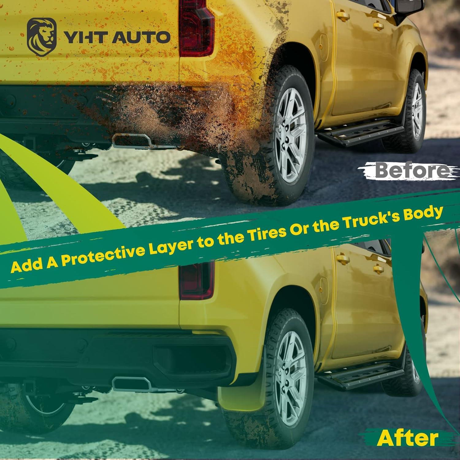 Guardabarros YHTAUTO para Toyota Hilux 2008-2014 4WD