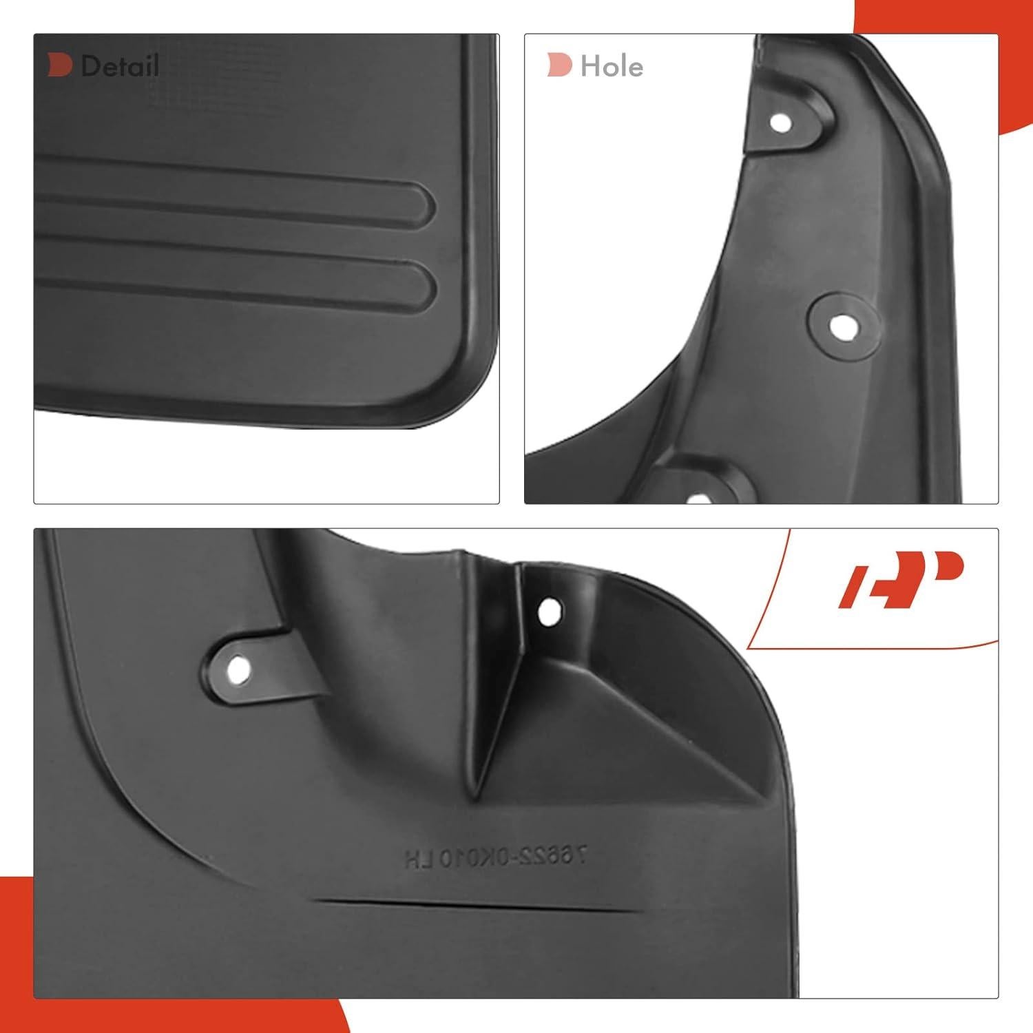 Juego de Guardabarros A-Premium para Toyota Hilux 2005-2014