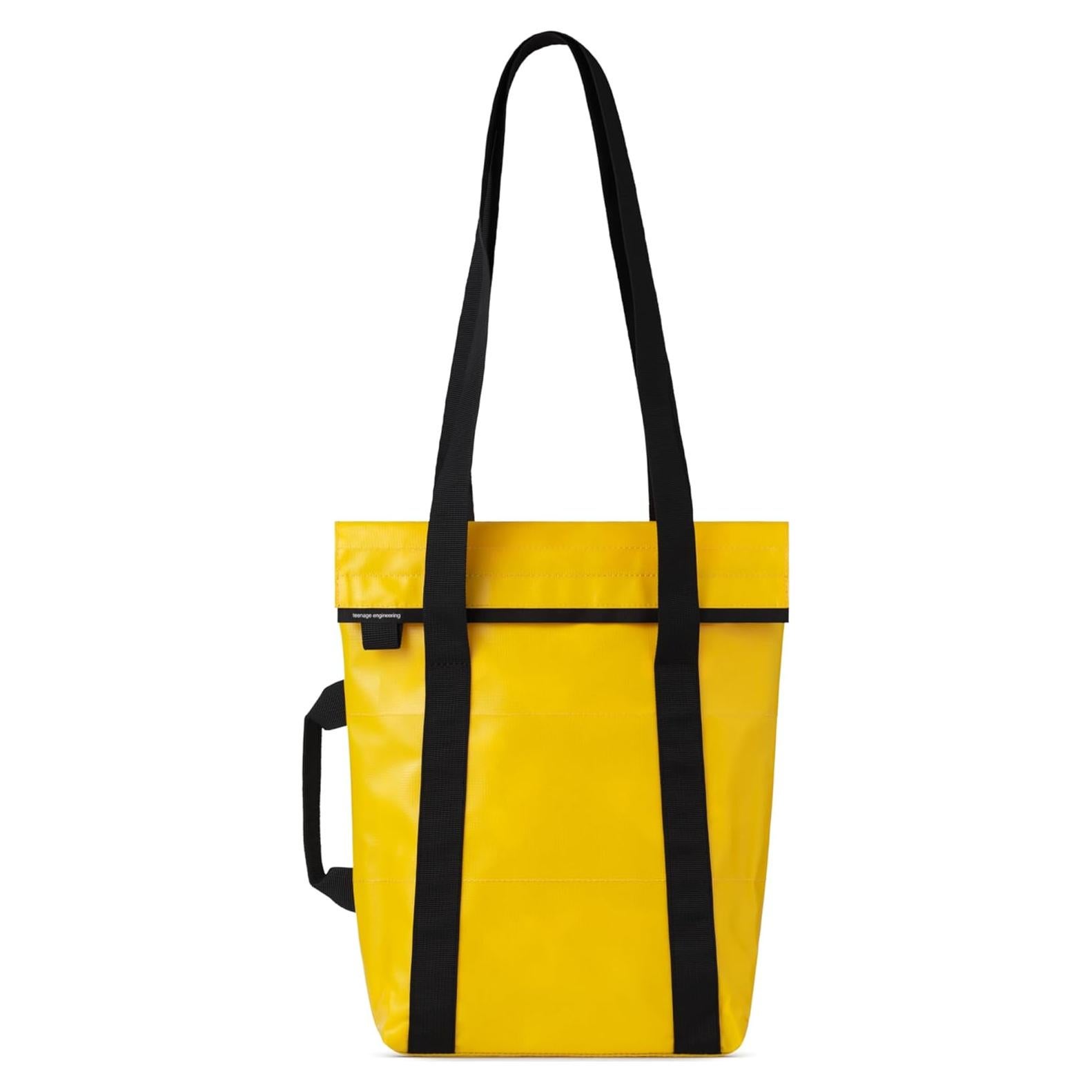 Bolsa de hombro Teenage Engineering OB-4 y laptop 15" amarilla