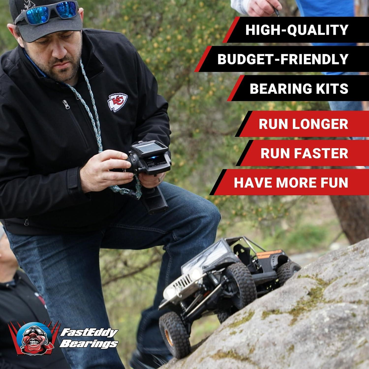 Rodamientos Sellados FastEddy para Tamiya Hilux 58397 - 5mm