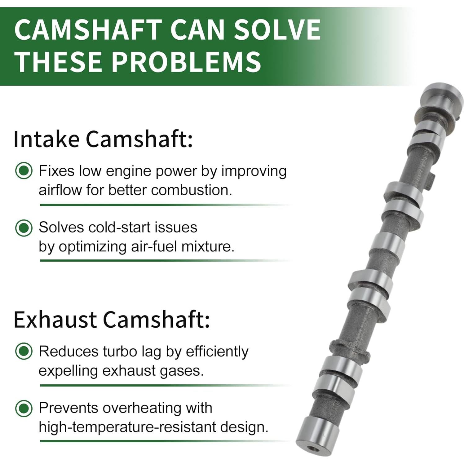 Cámara de Levas de Admisión y Escape VekAuto Toyota Hilux 1984-1995