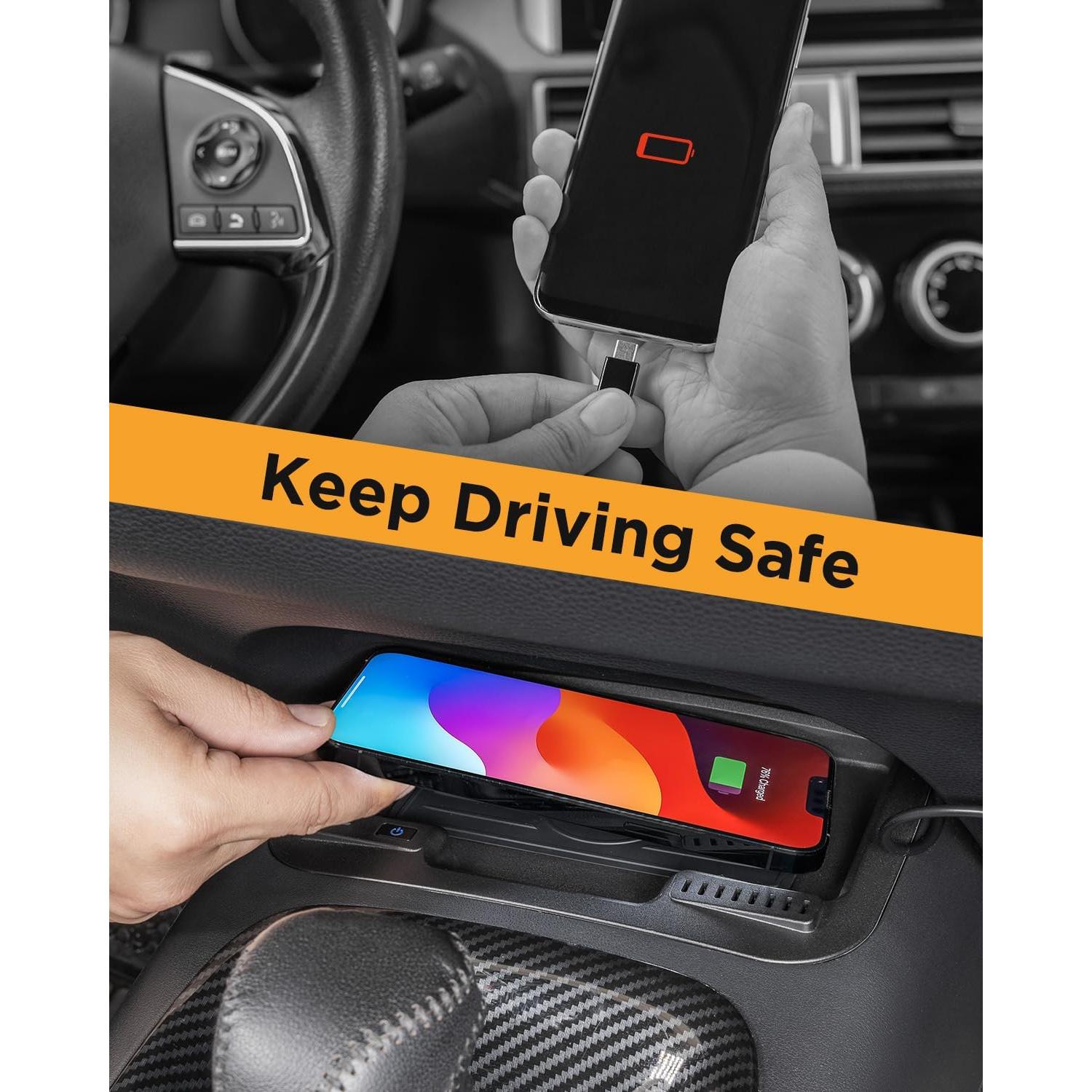 Cargador Inalámbrico CarQiWireless para Toyota Corolla 2020-2024