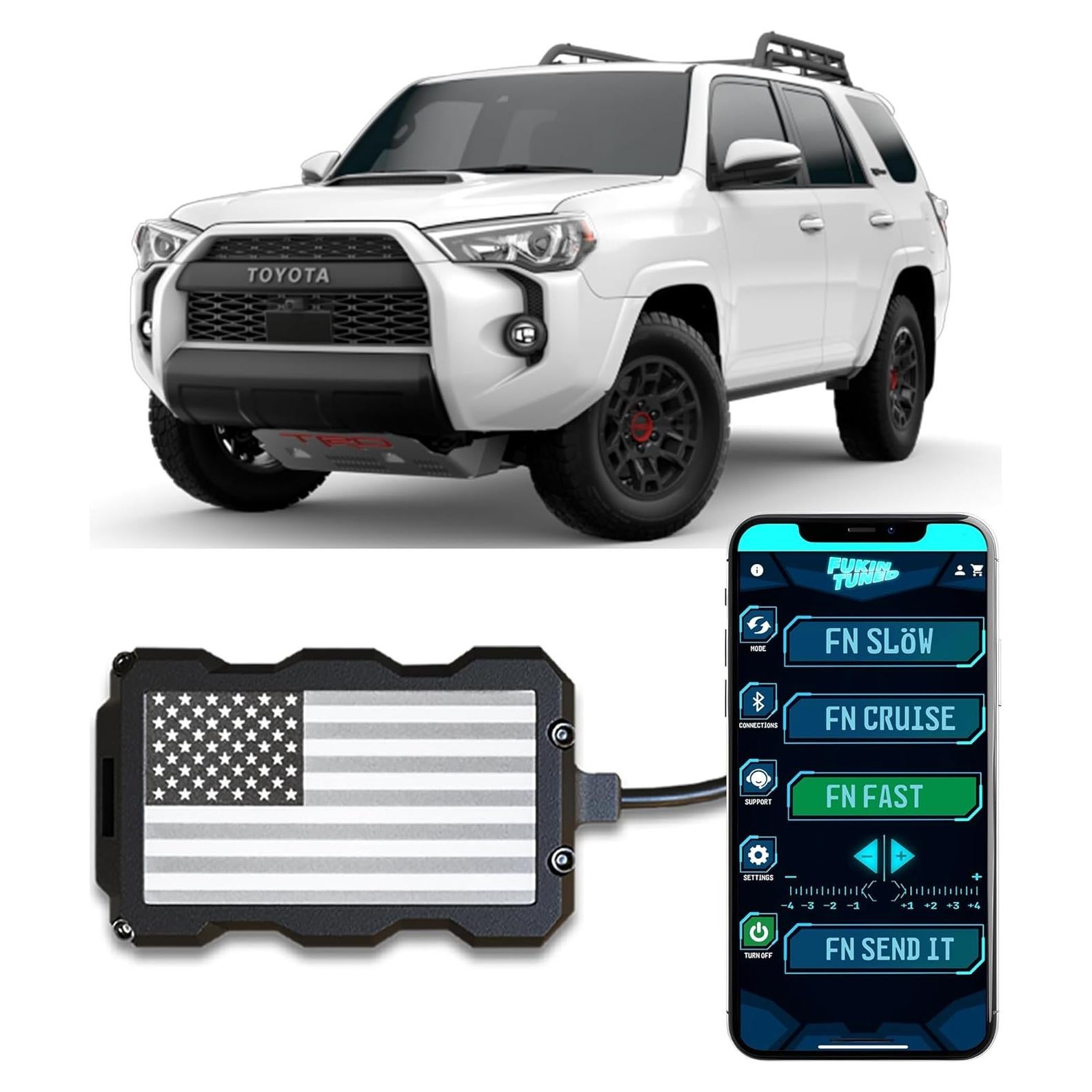 Controlador de Acelerador FUKIN TUNED para Toyota 4Runner 2010-2025