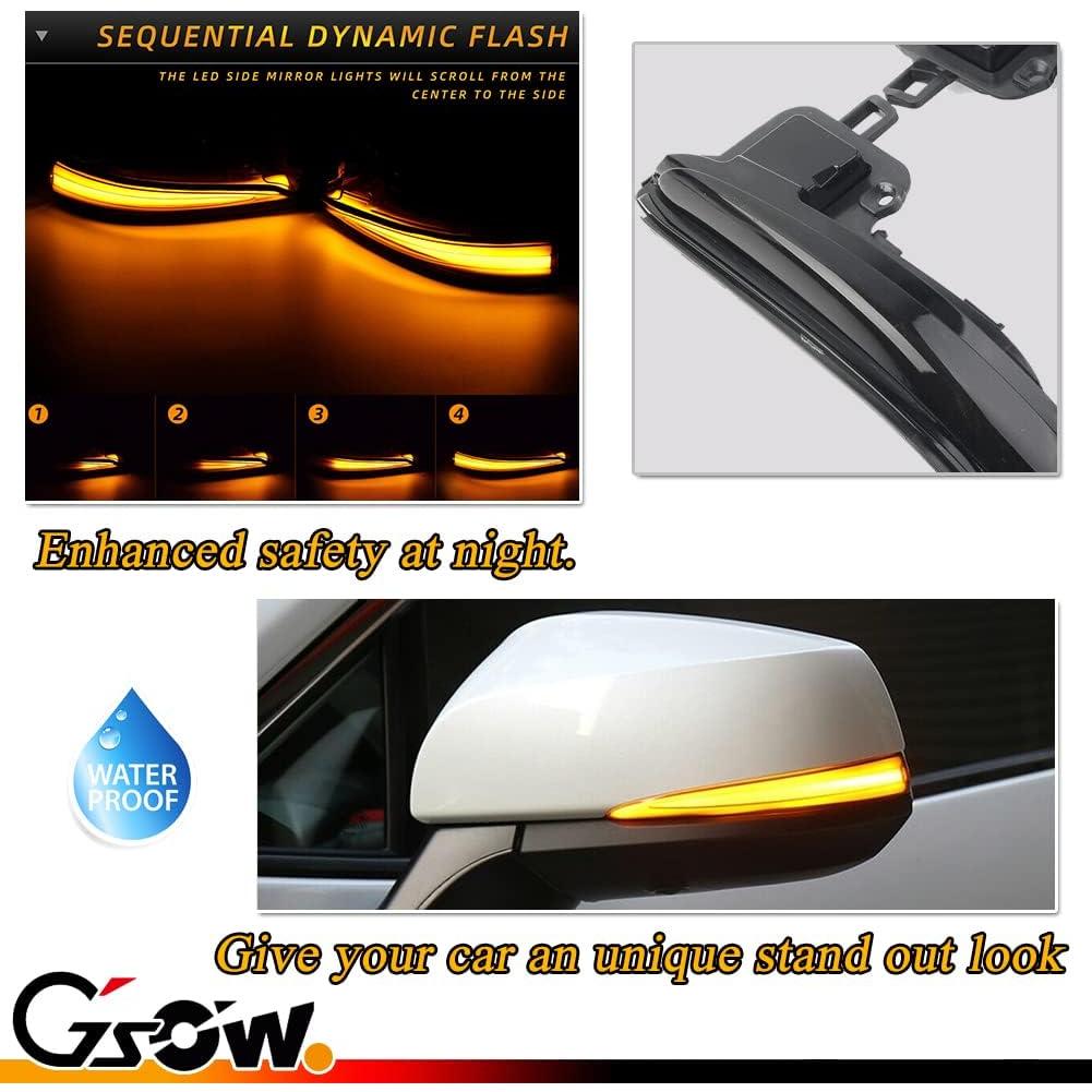 Luces de Señal de Giro LED GSOWO para Toyota Tacoma 2016-2023