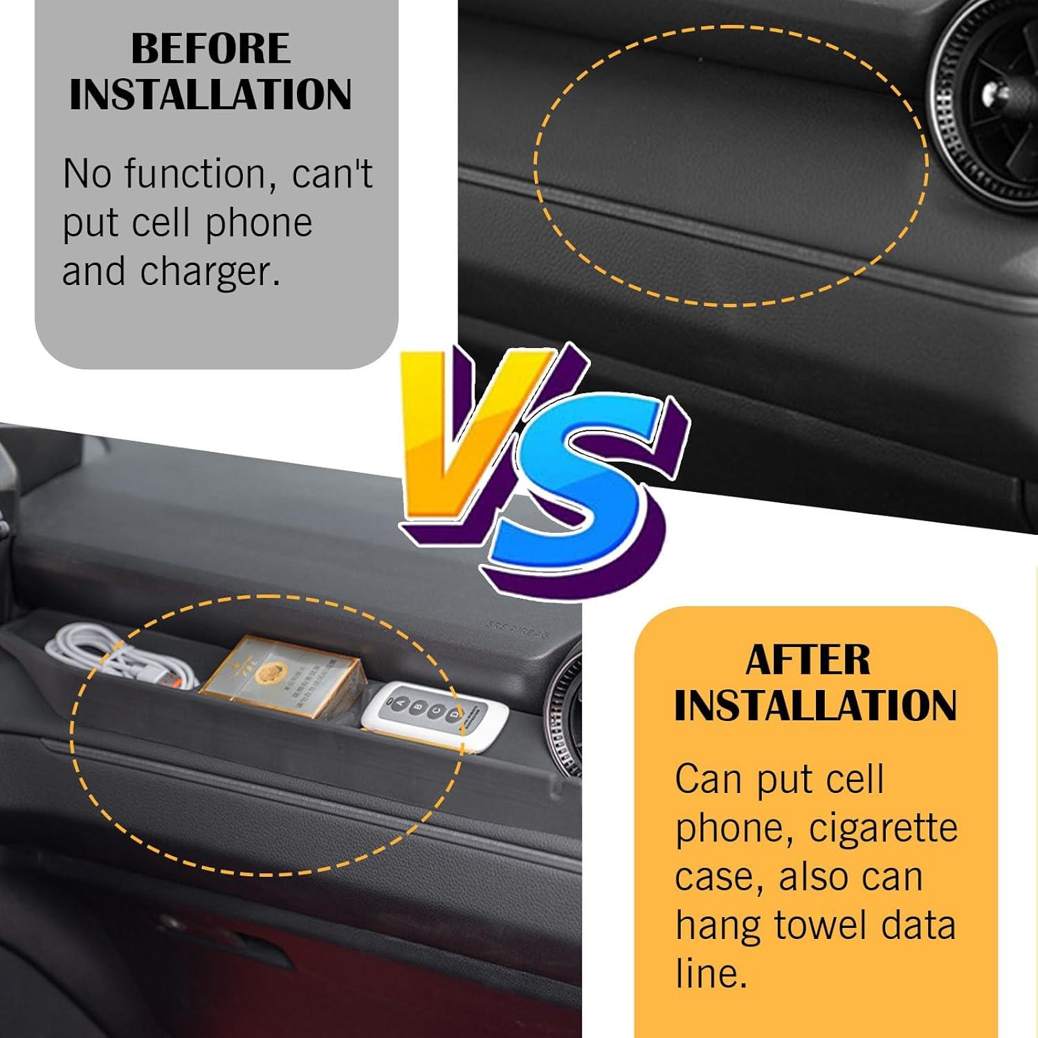 Organizador de Tablero de Silicona KAHCOP para Toyota Land Cruiser 250 2024-2025