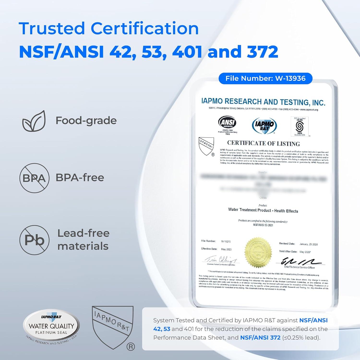 Jarra Filtro Agua Eléctrica Waterdrop 3.5L 15 Tazas