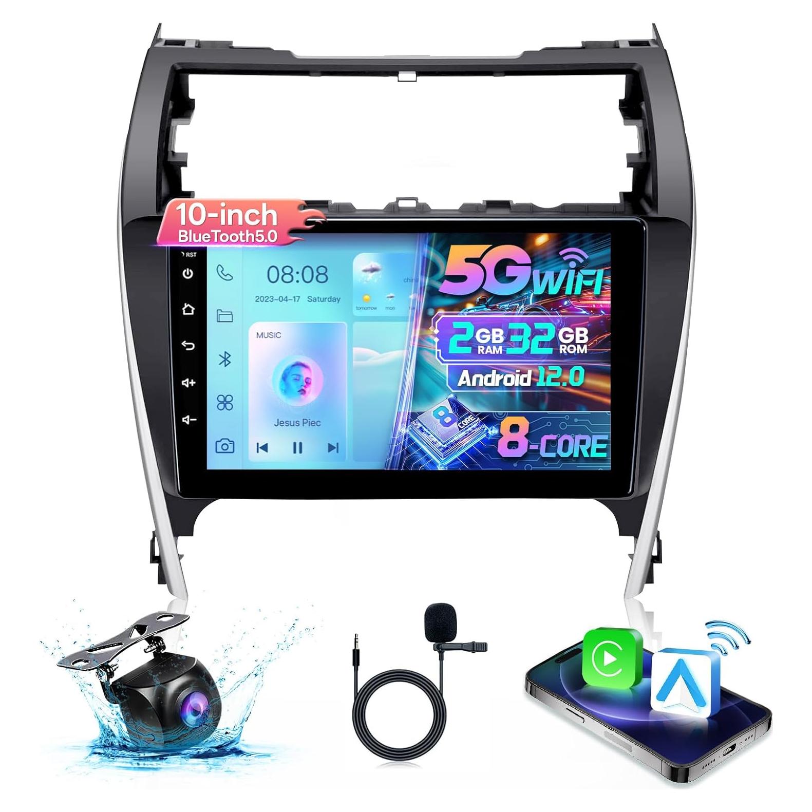 Radio Android 10.1" Gearzbtor para Toyota Camry 2012-2014
