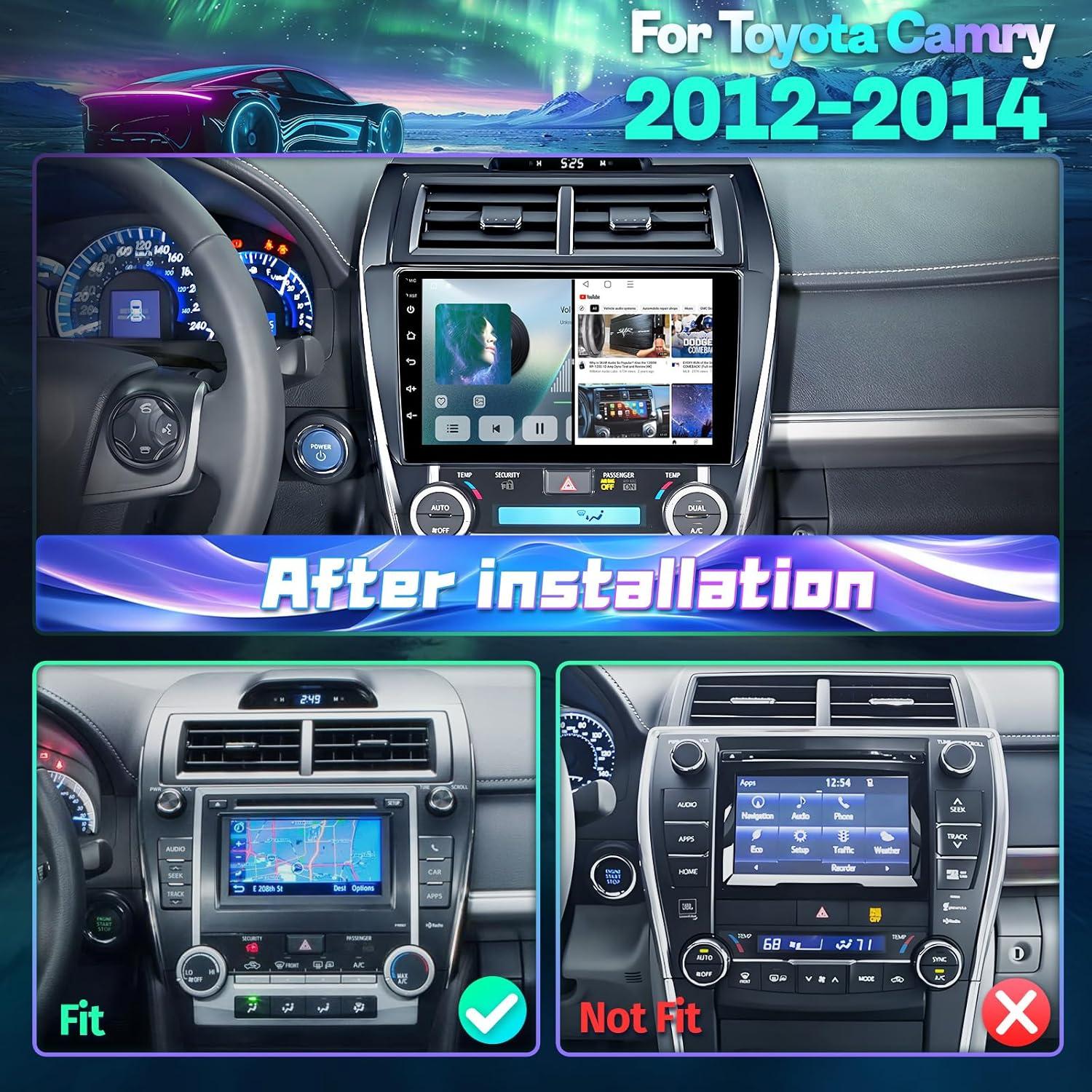 Radio Android 10.1" Gearzbtor para Toyota Camry 2012-2014
