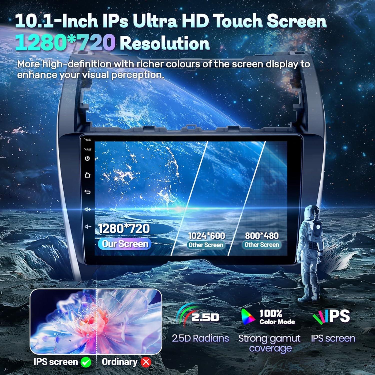 Radio Android 10.1" Gearzbtor para Toyota Camry 2012-2014