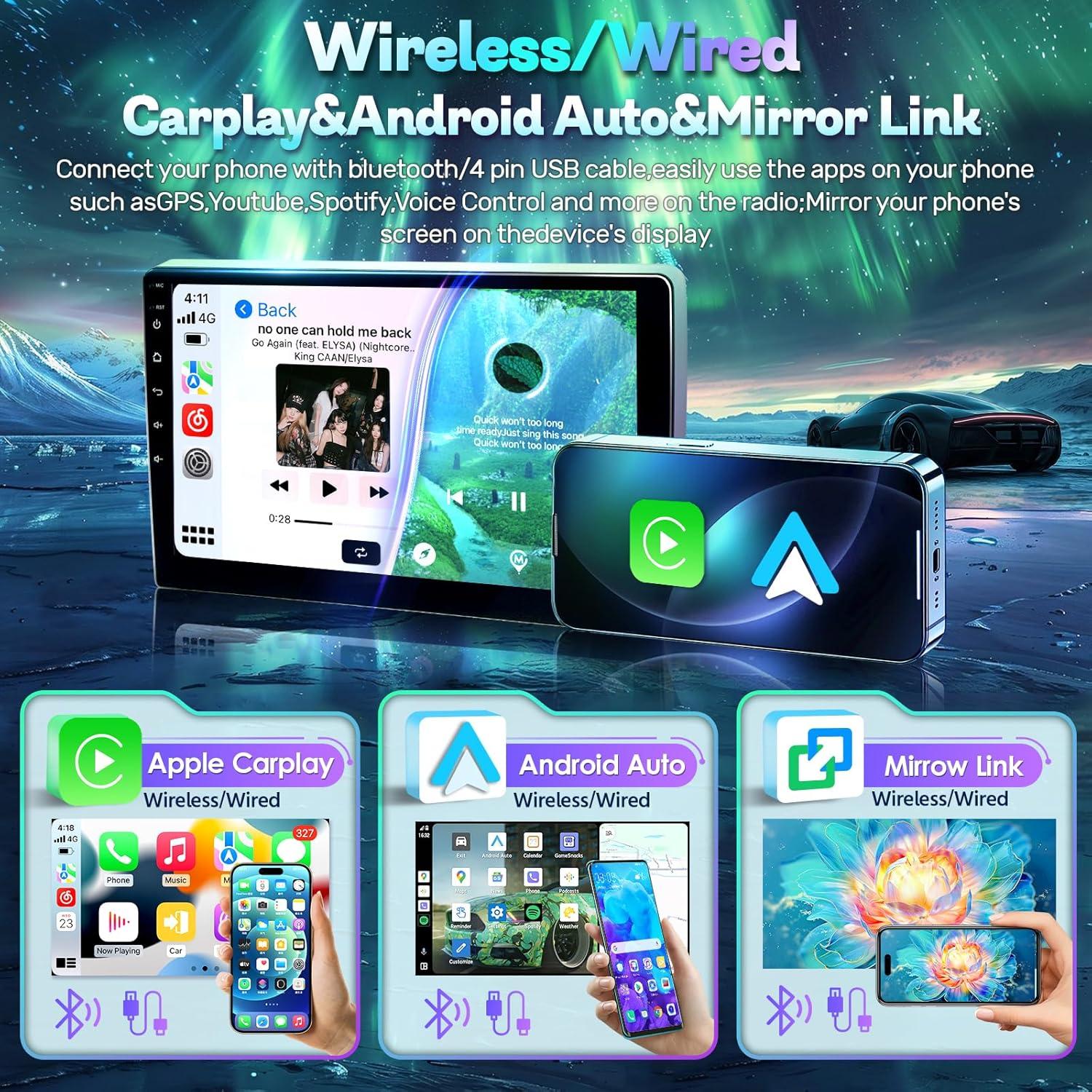 Radio Android 10.1" Gearzbtor para Toyota Camry 2012-2014